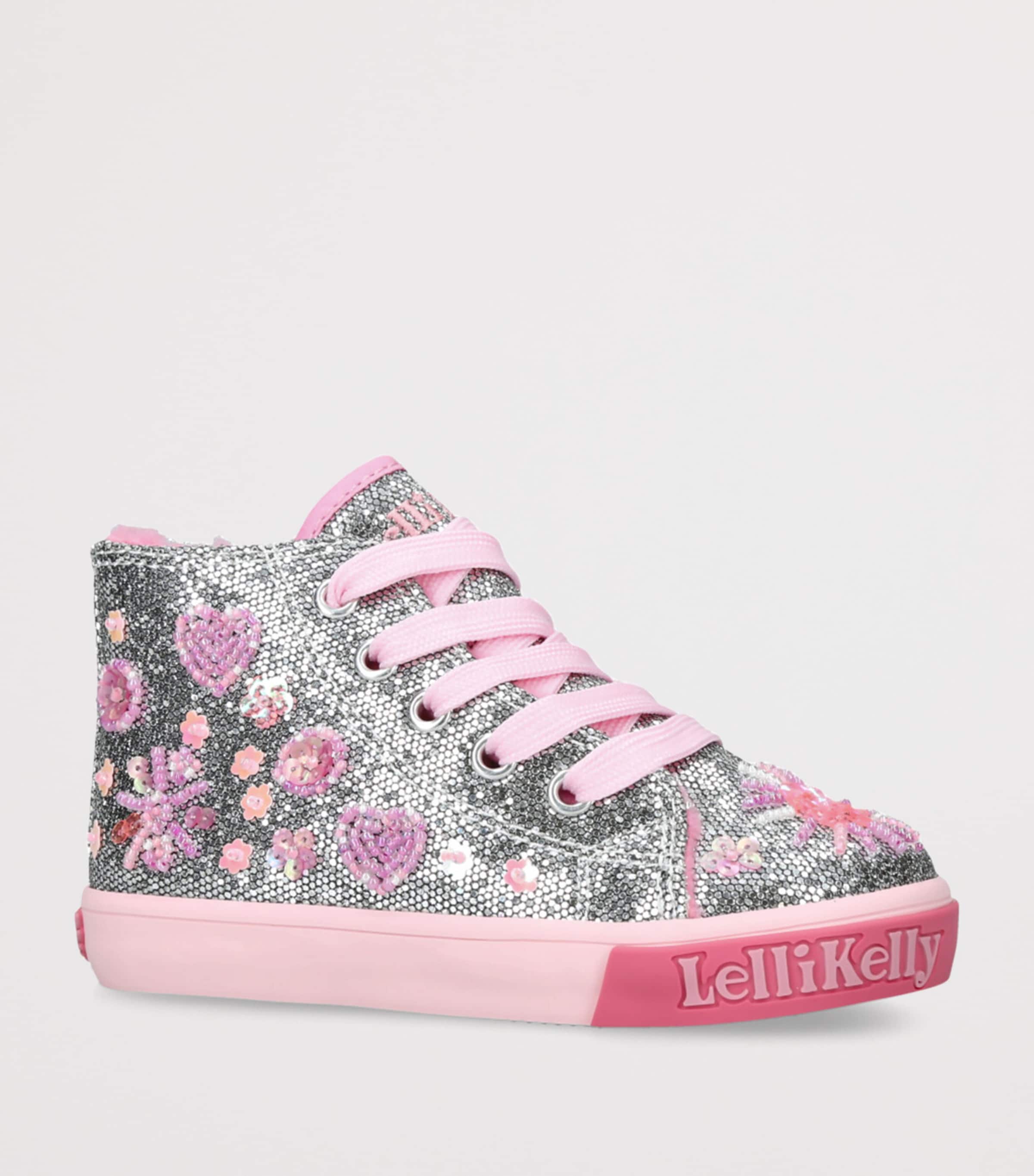 Embellished Dafne Sneakers SILVER COM Image 3