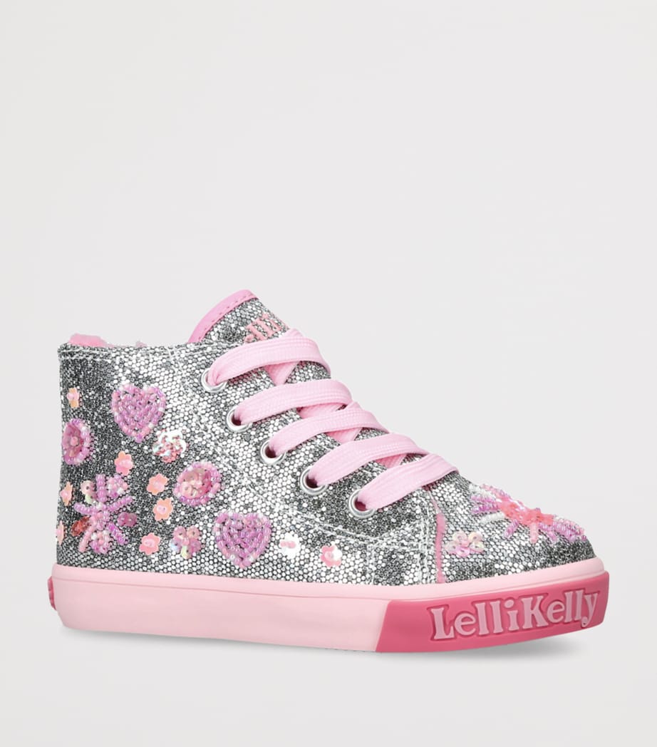 Embellished Dafne Sneakers SILVER COM Image 3