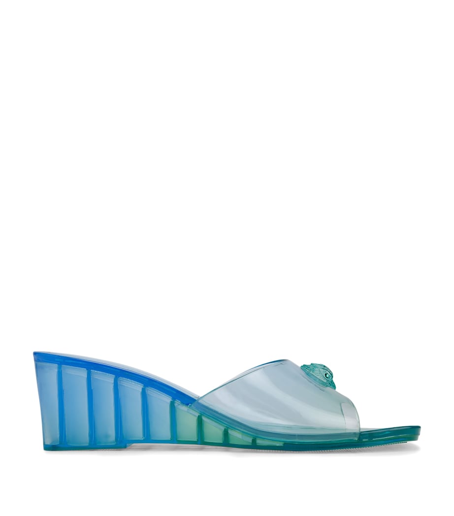 Kurt Geiger London Maddison Wedge Mules Blue Other Image 1
