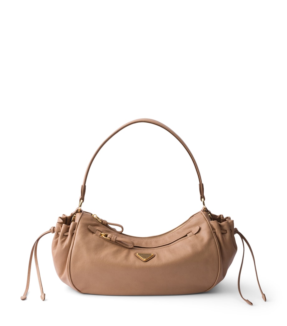 Prada Leather Shoulder Bag Powder Image 1