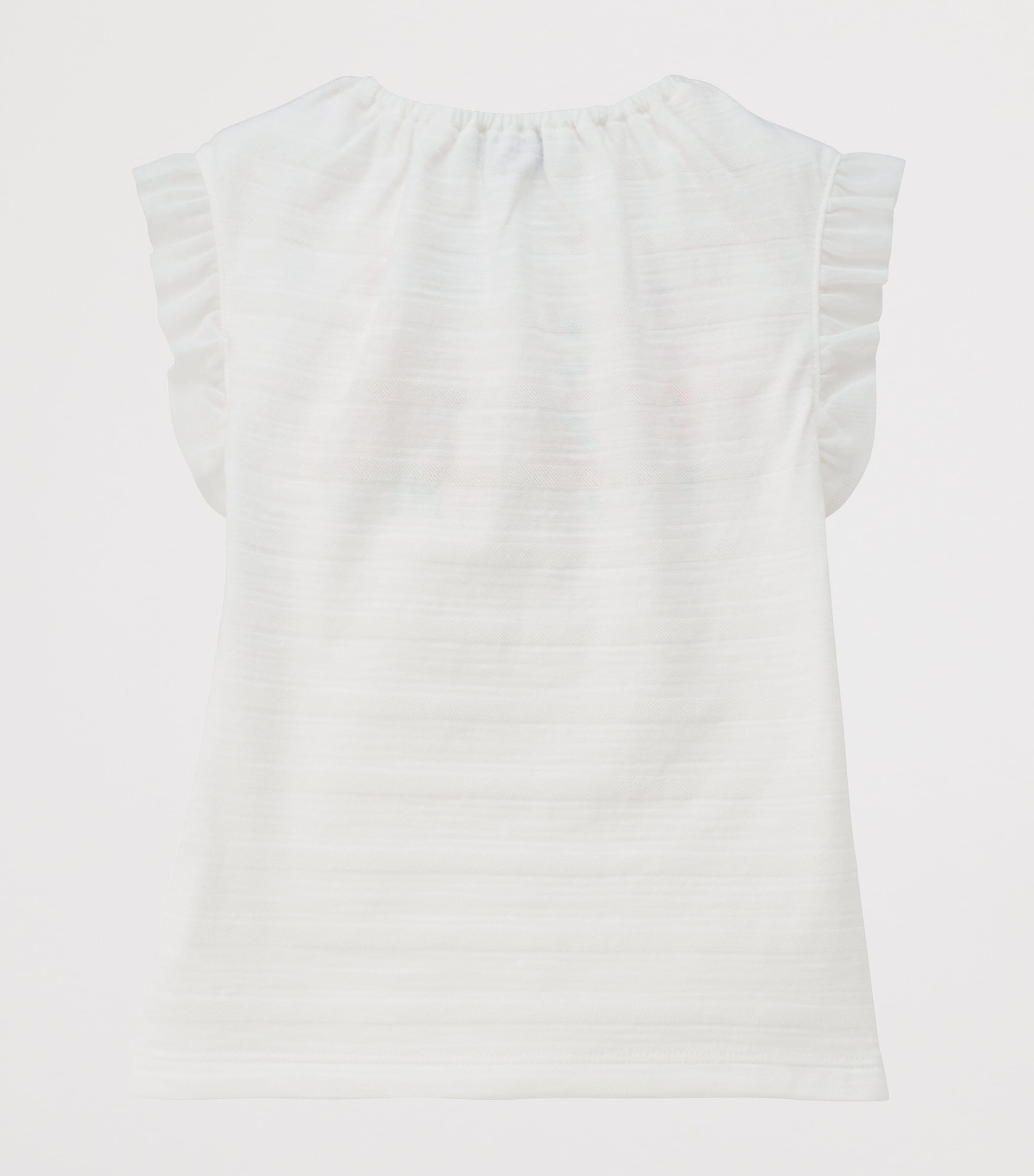 Miki House Cotton Sleeveless Embroidered T-Shirt (2-5 Years) Image 2