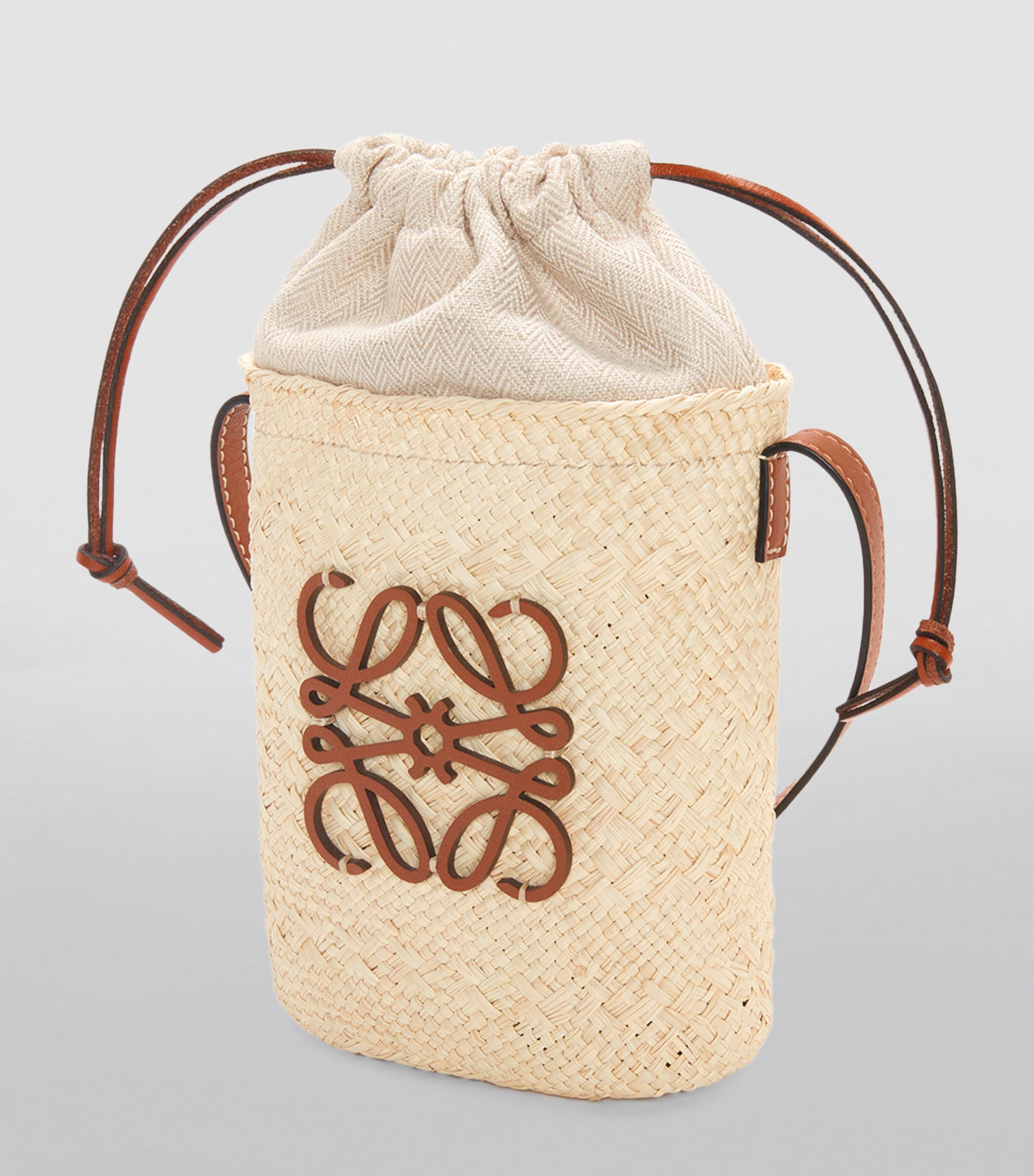 LOEWE x Paula's Ibiza Straw Bucket Bag | Harrods US