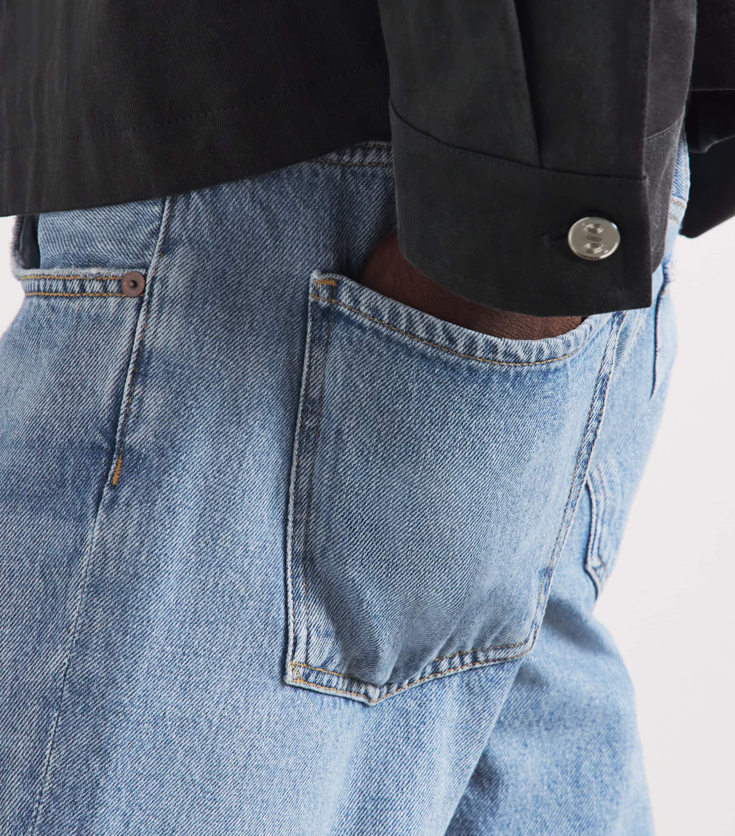 Citizens of Humanity Mens Elijah Straight Jeans Light Blue Image 3