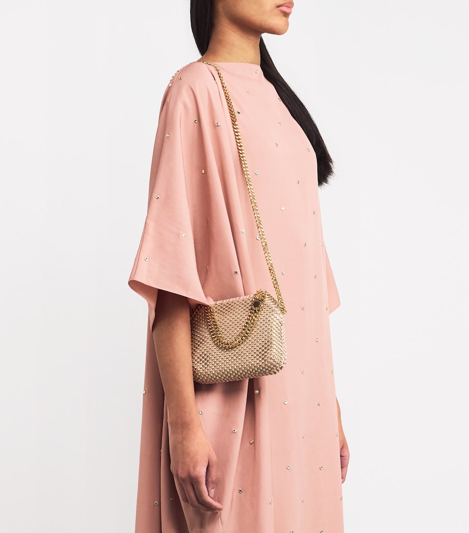 Stella McCartney Rose Collection Mini Falabella Top-Handle Bag Dusty Rose Image 2