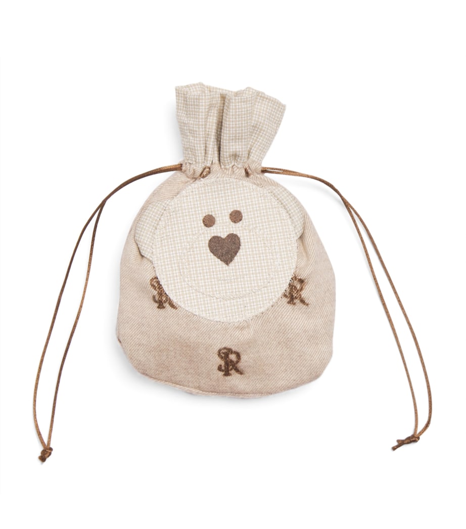 Cotton Teddy Bear Dummy Bag 002BEIGE+BROWN Image 1