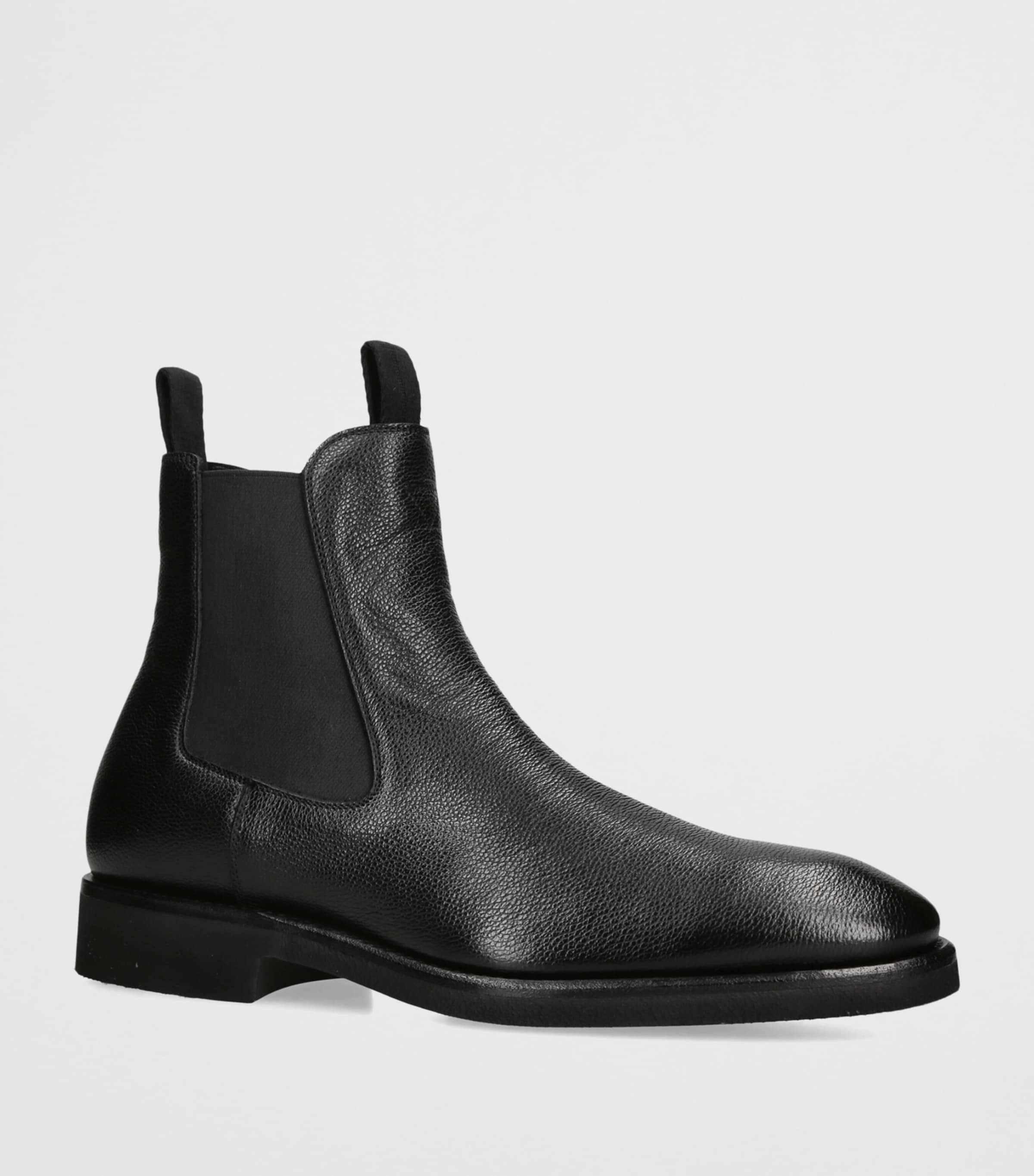 TOM FORD Leather Owen Chelsea Boots Black Image 3