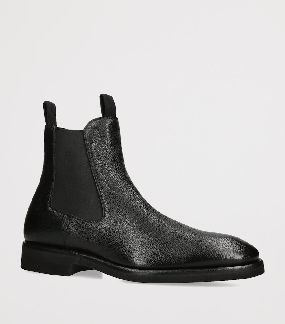 TOM FORD Leather Owen Chelsea Boots Black Image 3