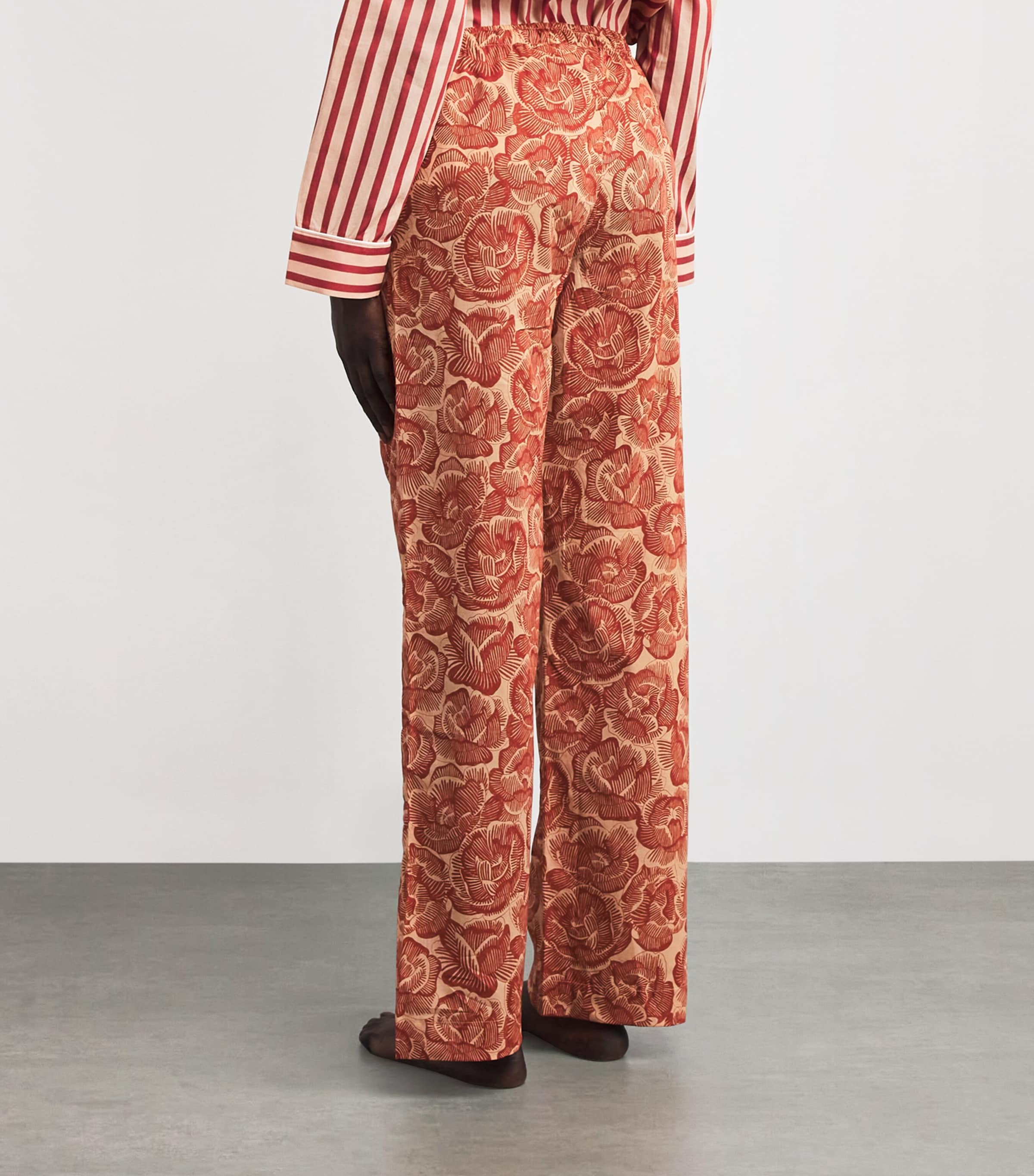 Cotton Ledbury Pyjama Bottoms RED/RED Image 4