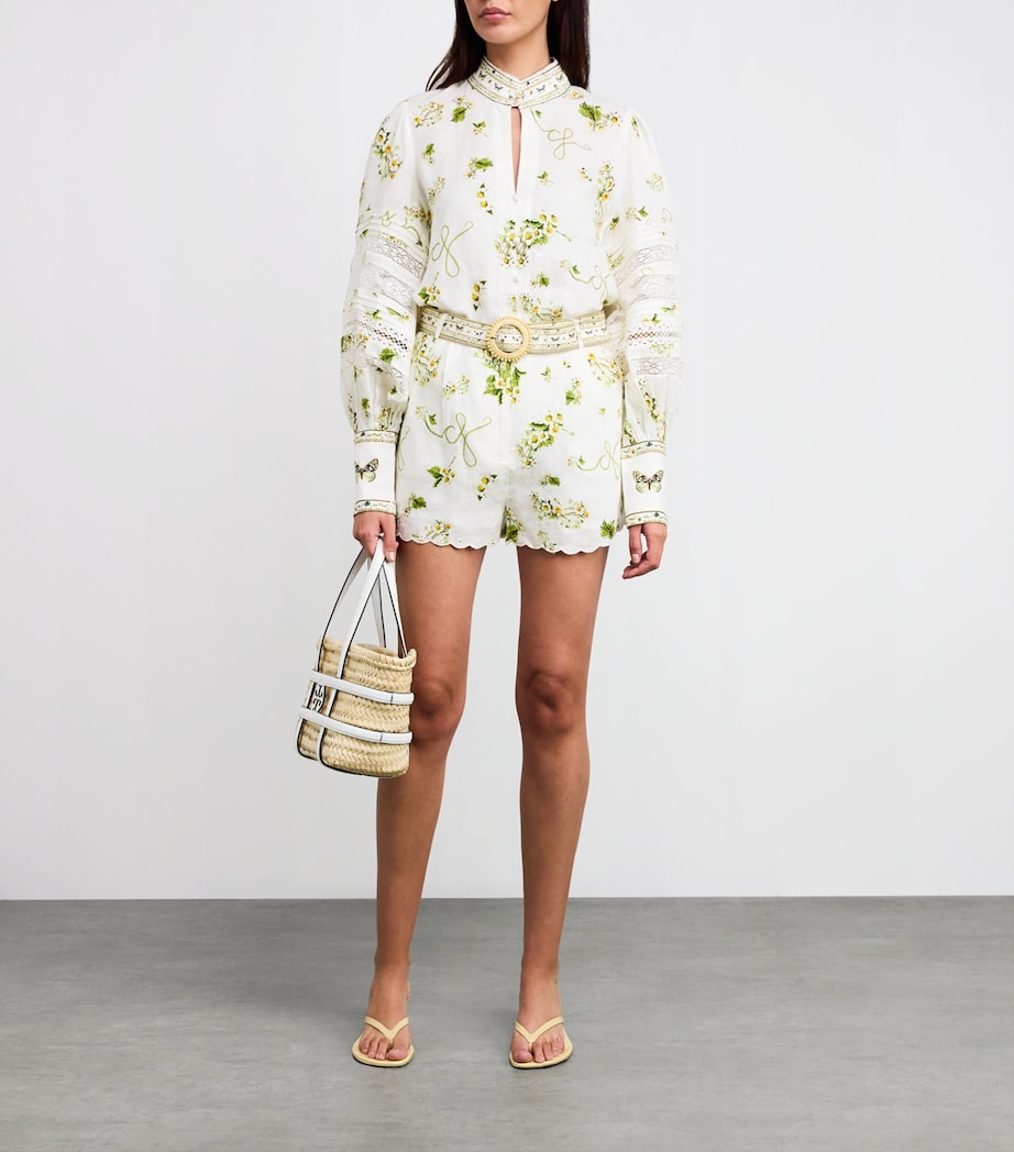 Linen Botanical Utopia Blouse BOTAUTOP Image 2