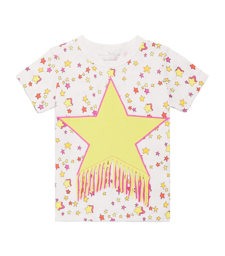 Organic Cotton Star Tassel T-Shirt (3-14 Years) 103MCAVORIO/MULTI Image 1