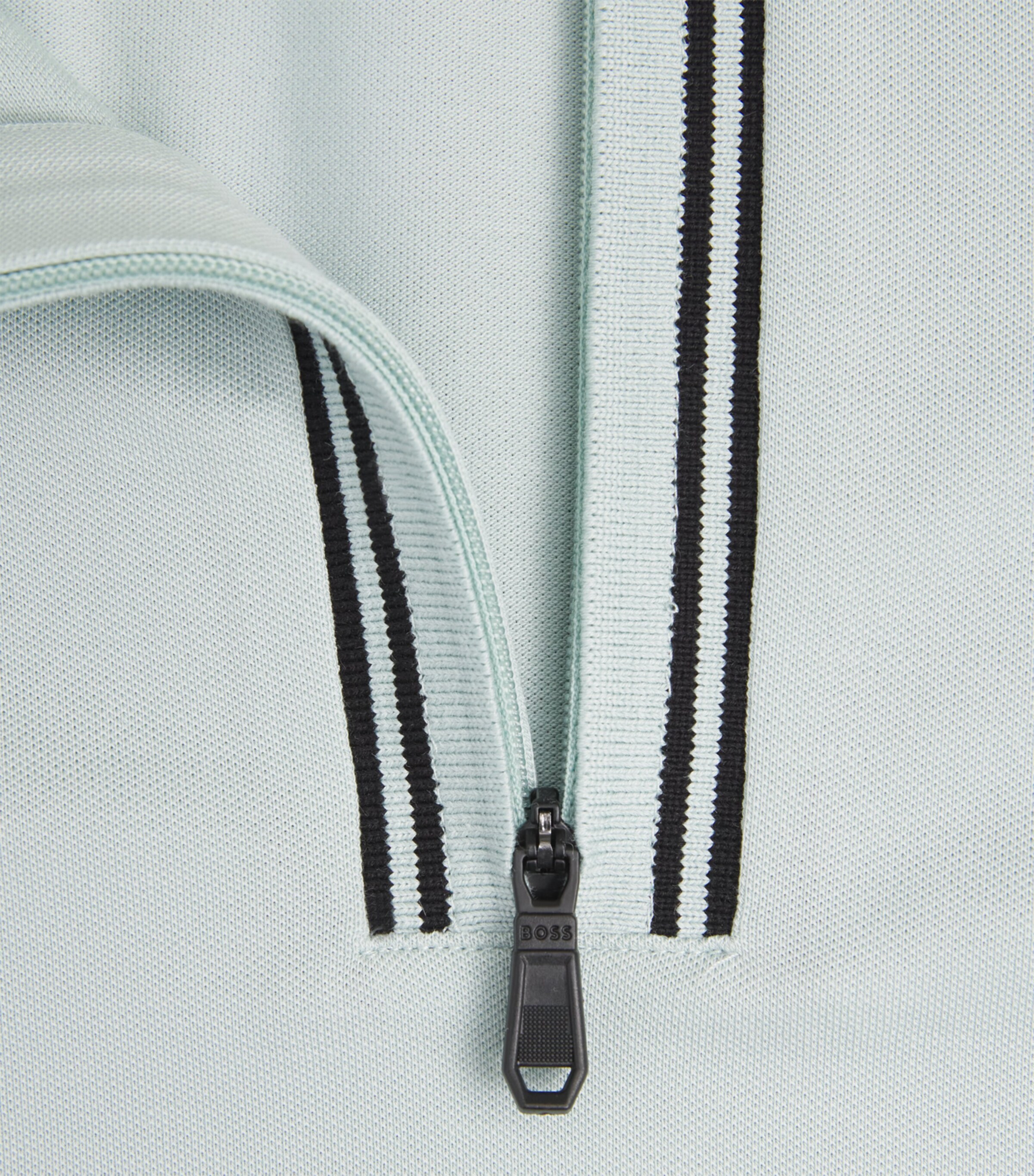 BOSS Mens Stretch-Cotton Logo Polo Shirt Image 6