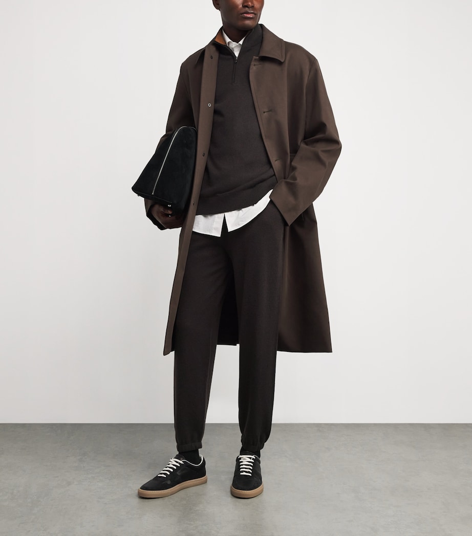 Cashmere Tapered Sweatpants SB7290 MOLASSES Image 2