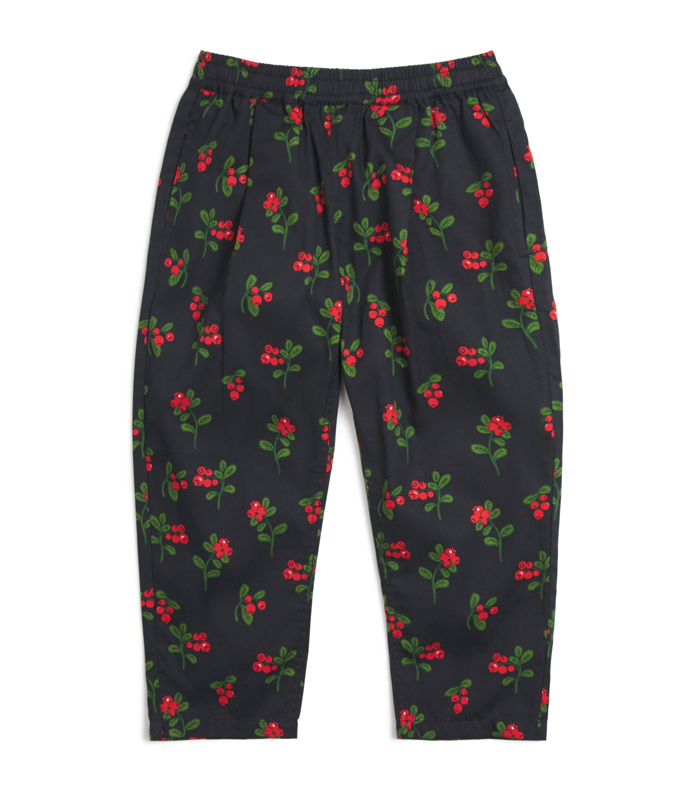 Organic Cotton Lingoberries Trousers (3-11 Years) BLACK Image 1