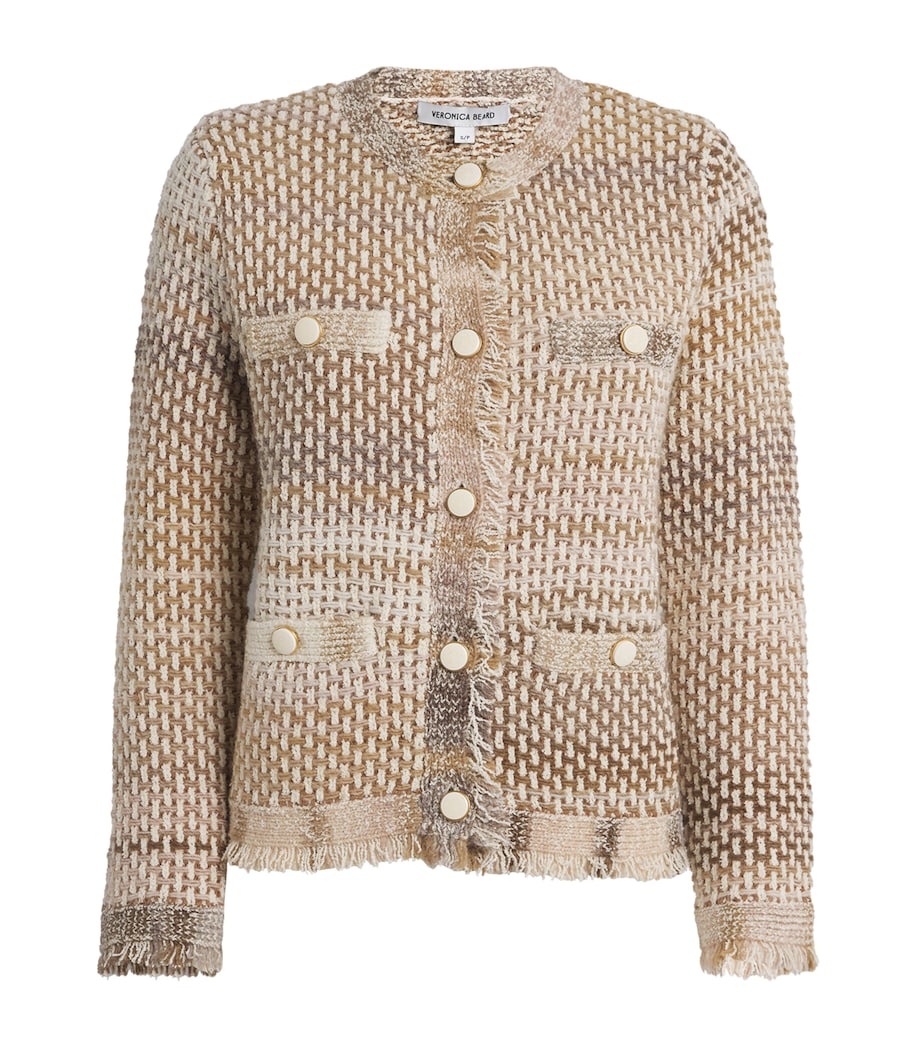 Knitted Sariyah Jacket DESERT KHAKI MULTI Image 1
