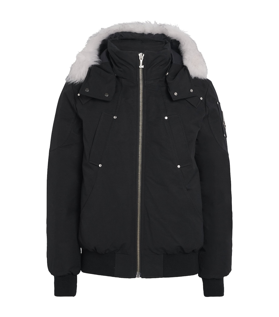 Down Original Ballistic Bomber Jacket BLK W/NAT SH - 1001 Image 1