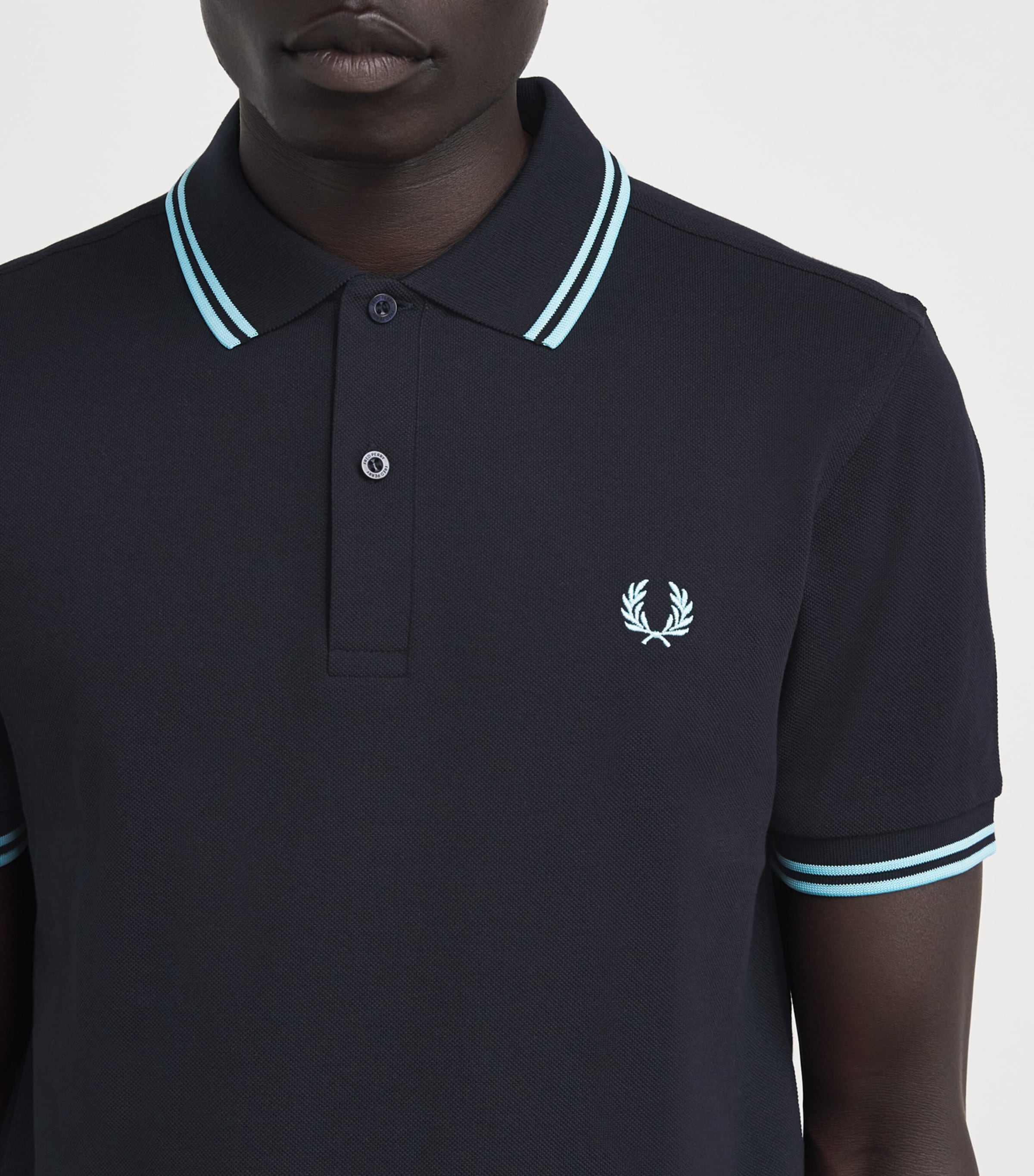 【関税送料込み】FRED PERRY Logo Twin Tip Polo Shirt Fred Perry Twin Tipped Polo Shirt | Harrods US