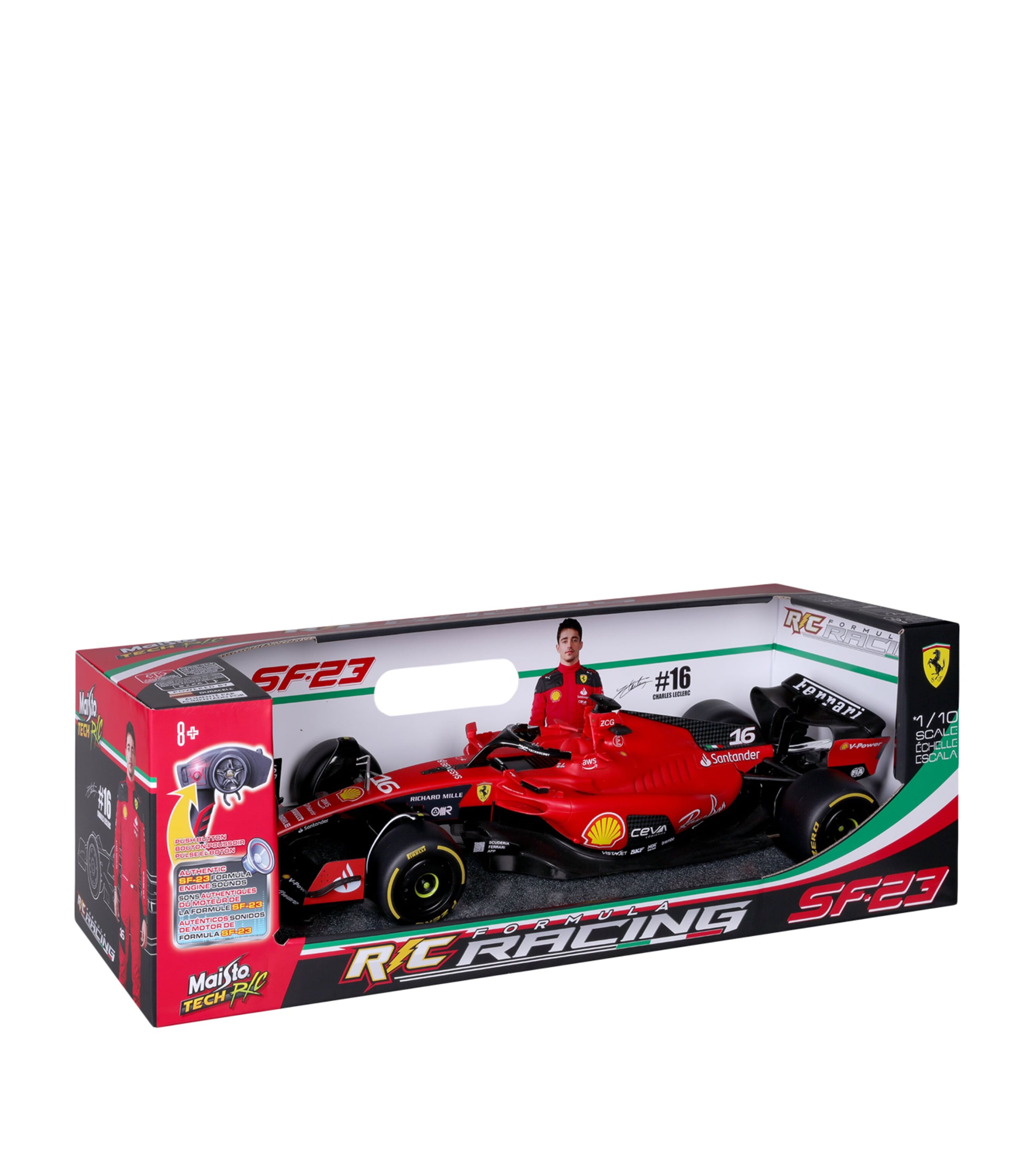 Bburago Ferrari F1 SF-23 Charles Leclerc 2023 1:10 Model Image 3