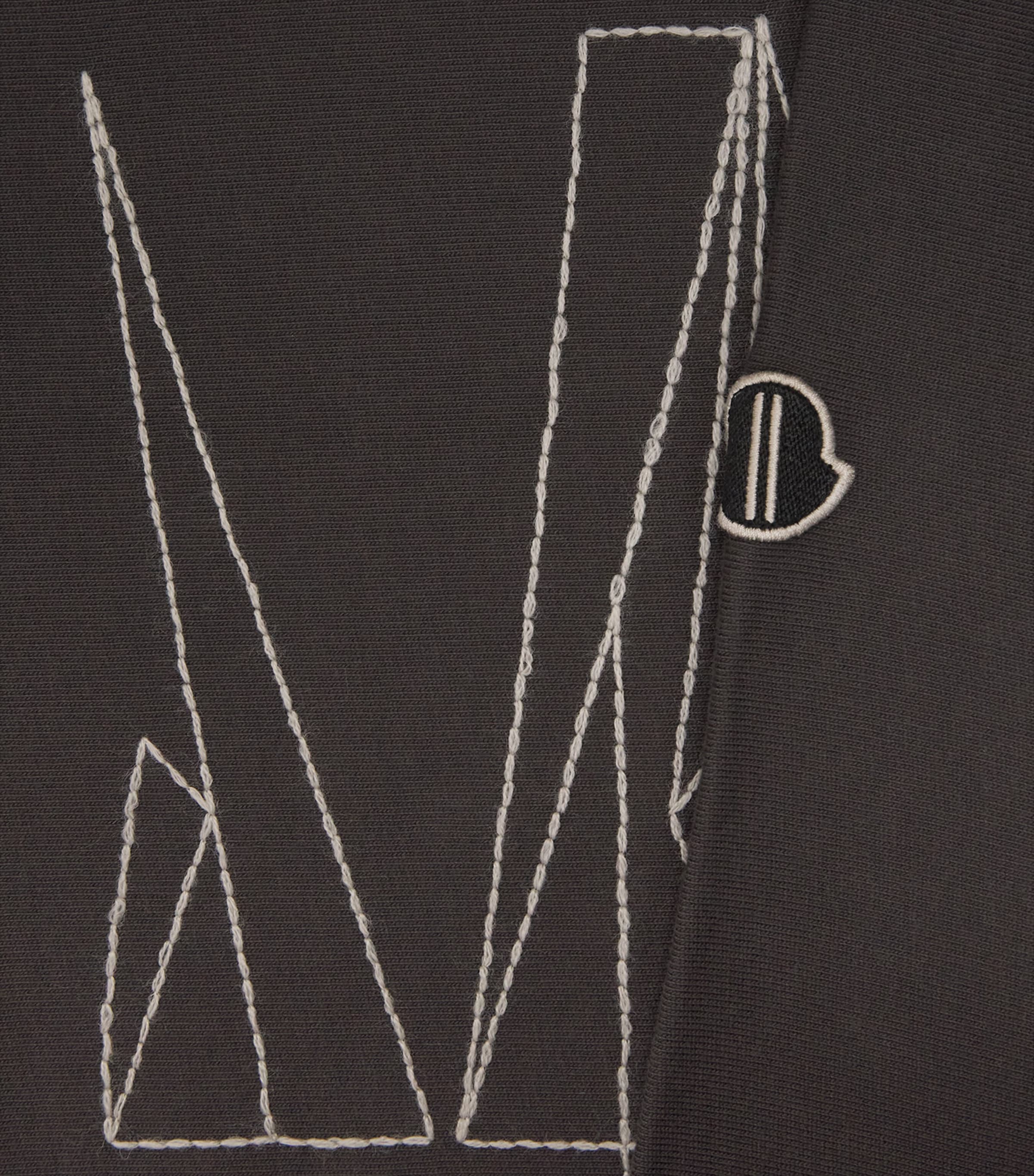 x Moncler Cotton Jumbo T-Shirt 828 - DARK DUST Image 5