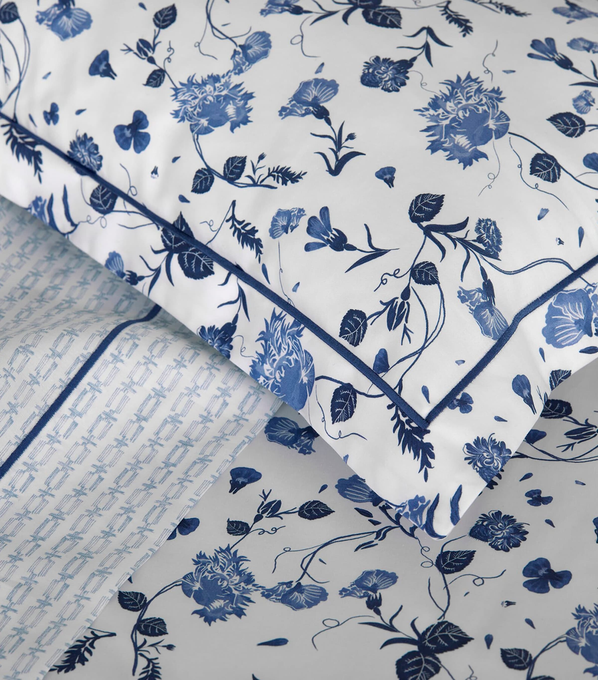 Cotton Vila King Duvet Cover Set ARDÓSIA (BLUE) Image 4