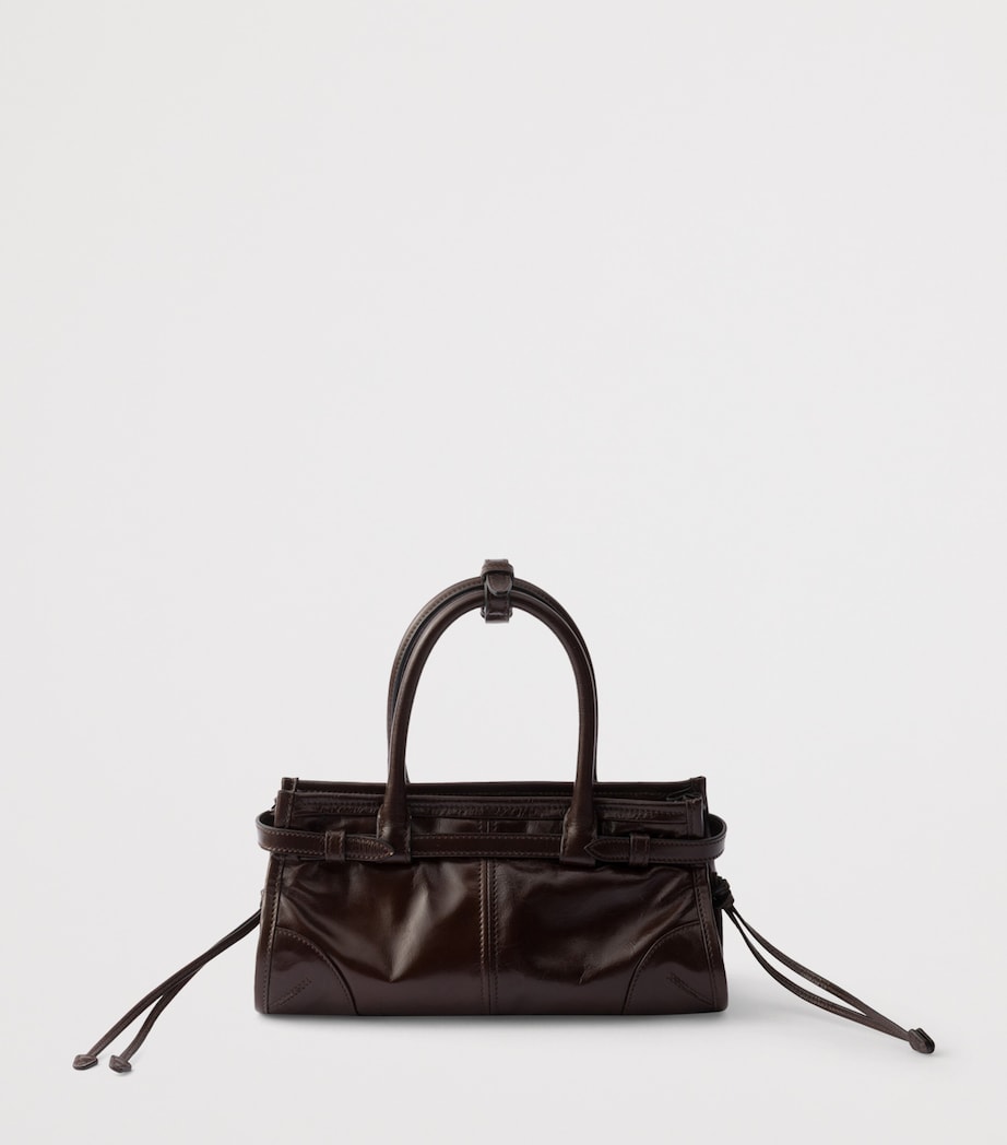 Mini Leather Bonnie Top-Handle Bag F01D6 Image 3