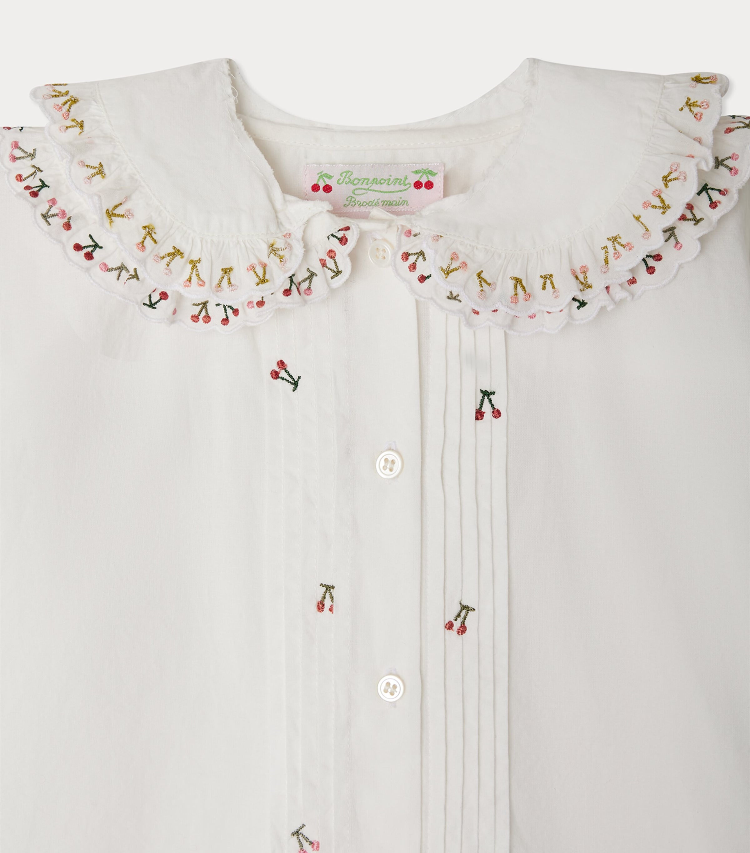 Organic Cotton Janeke Blouse (4-8 Years) UPB BLANC LAIT Image 3