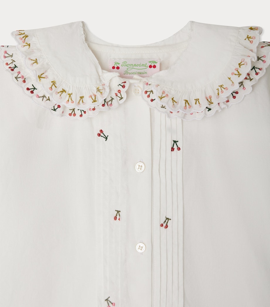 Organic Cotton Janeke Blouse (4-8 Years) UPB BLANC LAIT Image 3