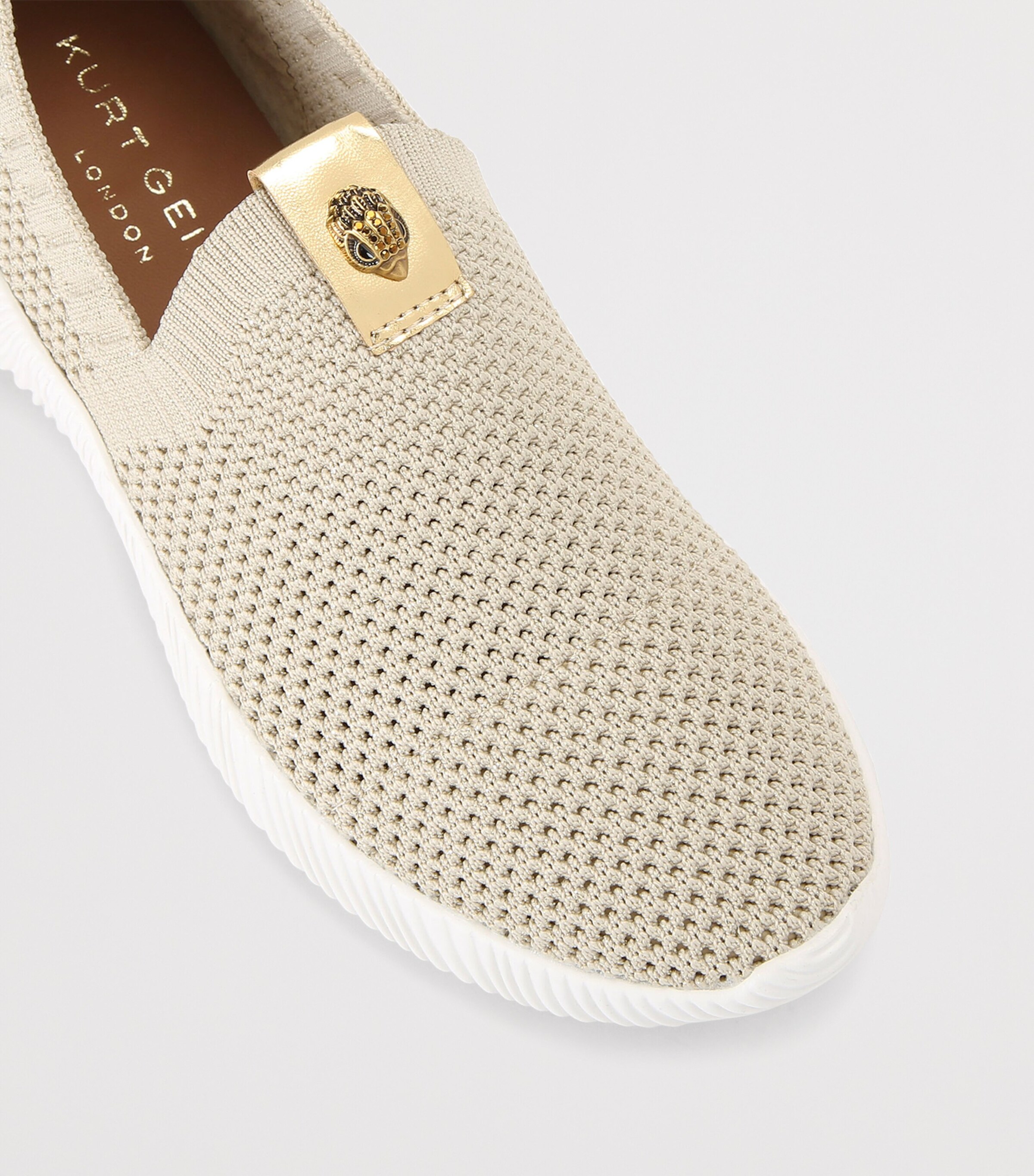 Kurt Geiger London Lorna Slip-On Sneakers Gold Image 2