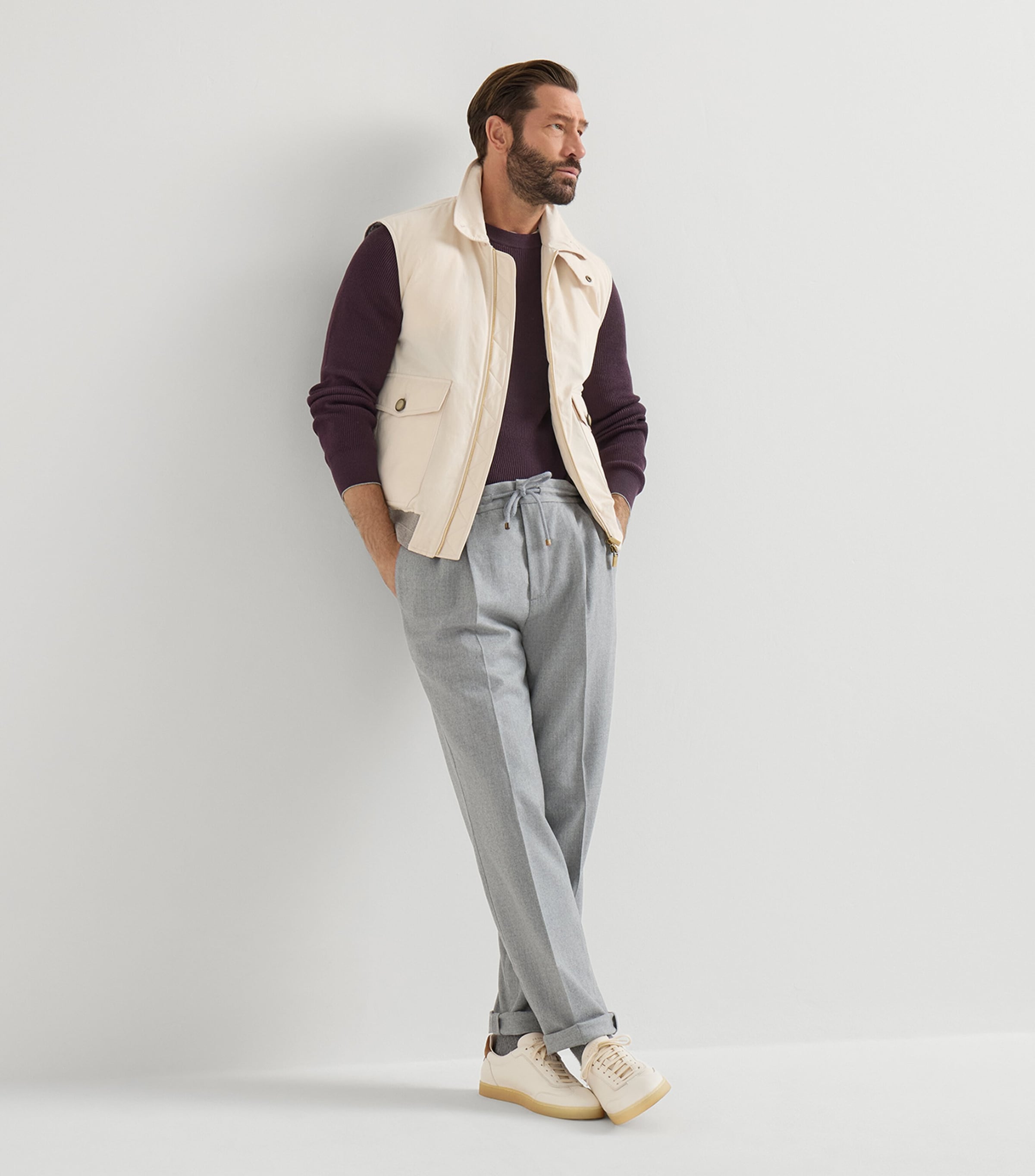 Brunello Cucinelli Leather Low-Top Sneakers Image 5