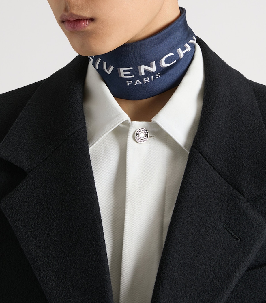 Wool-Blend Couture Seam Coat BLACK Image 6