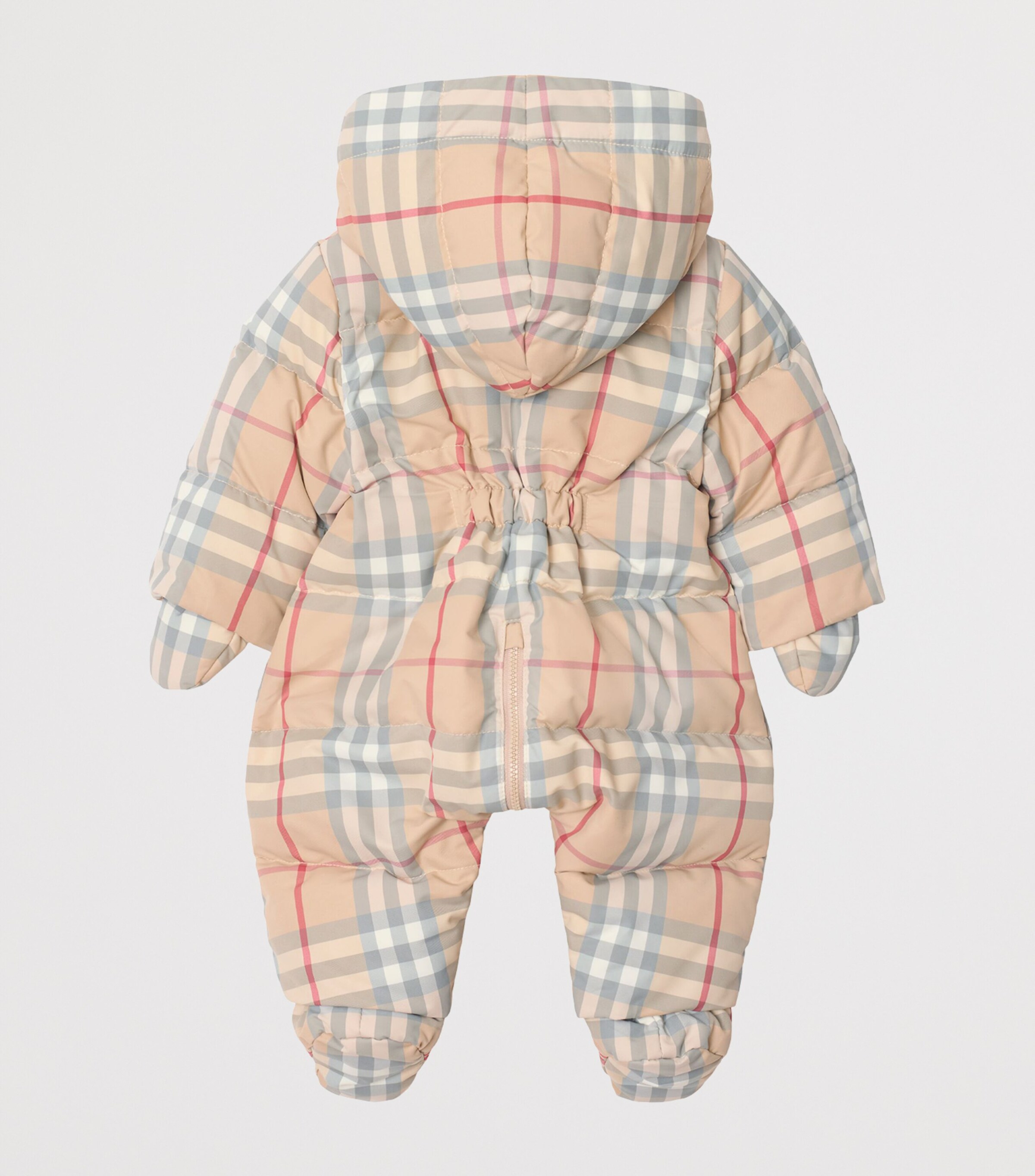 Check Puffer All-In-One (1-18 Months) PALE STONE IP CHECK Image 2