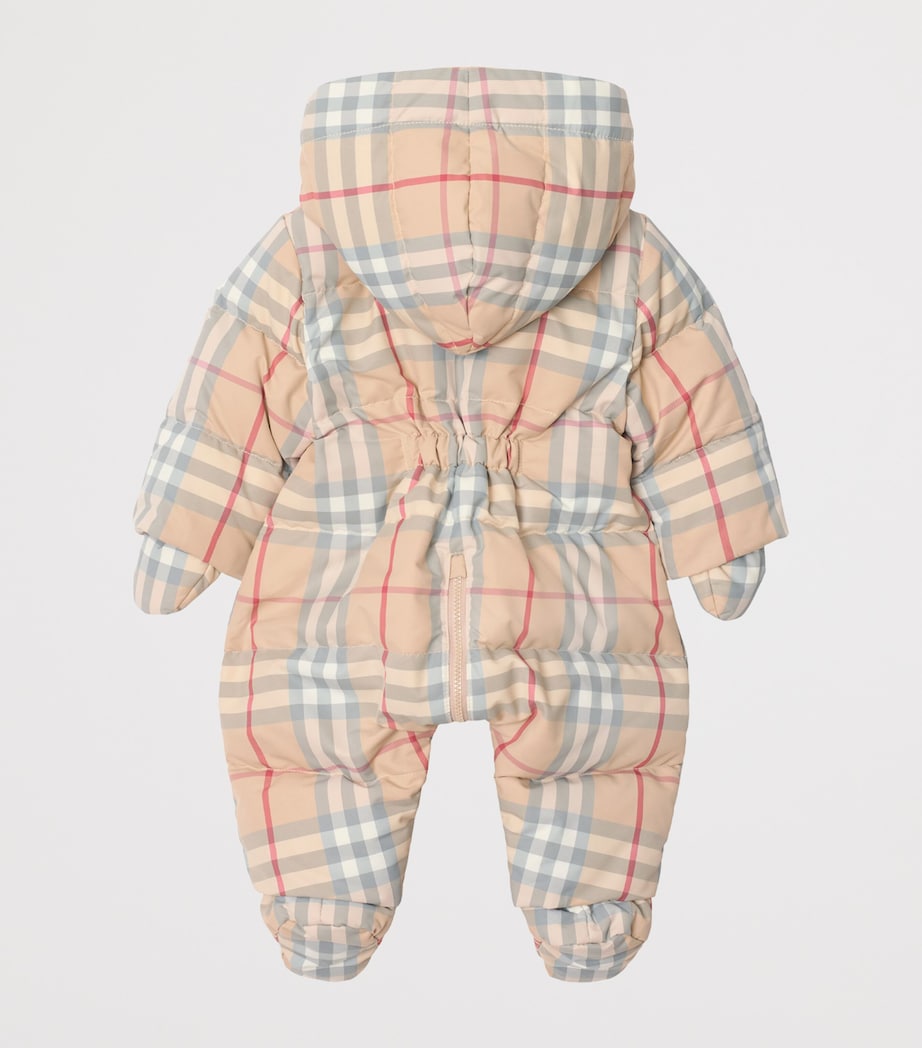Check Puffer All-In-One (1-18 Months) PALE STONE IP CHECK Image 2