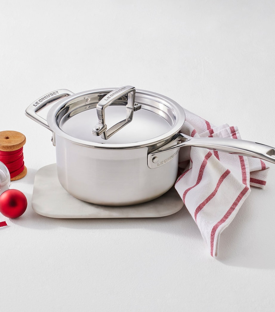 Le Creuset 3-Ply Stainless Steel Saucepan (14cm) Image 10