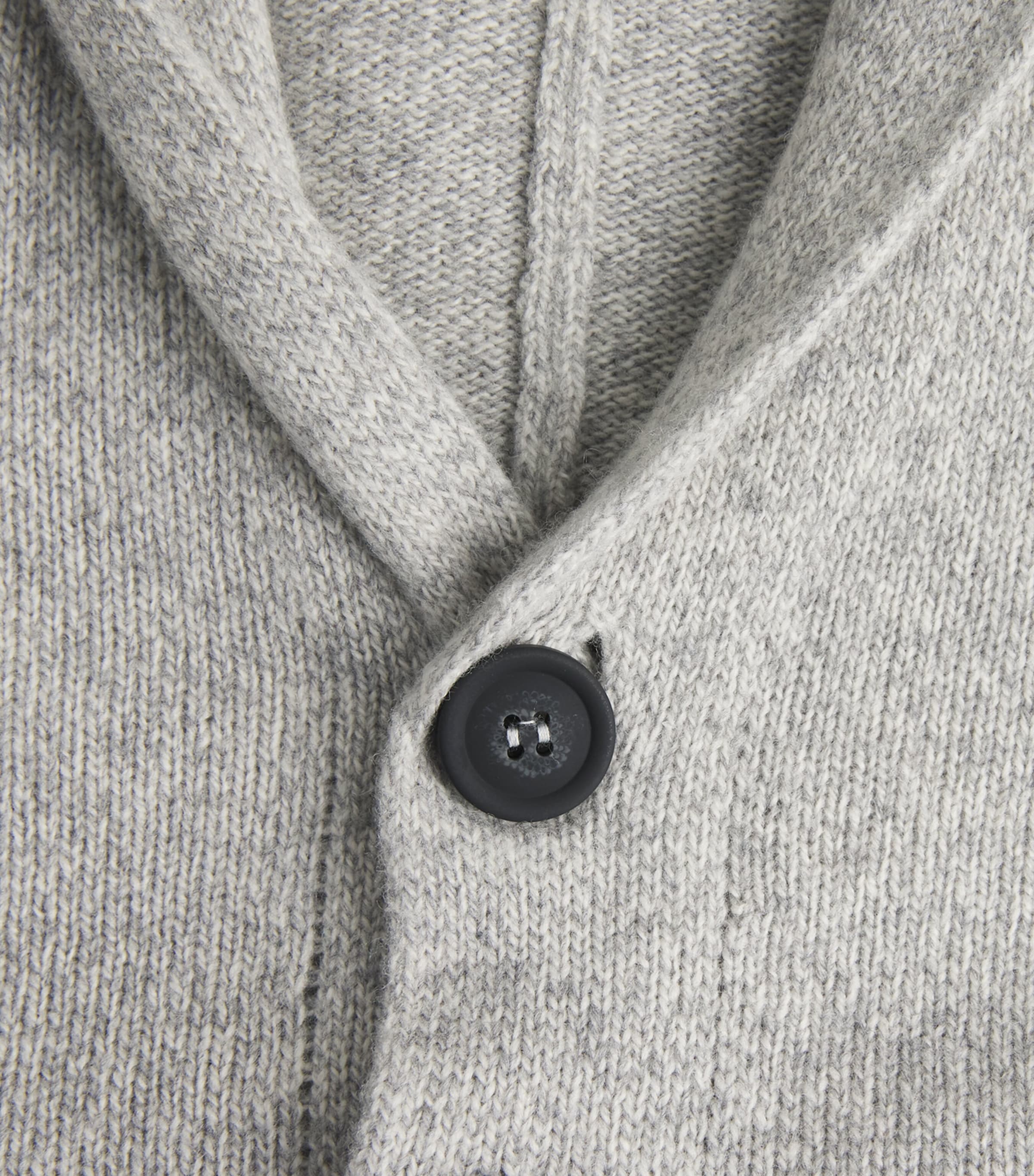John Smedley Mens Recycled Cashmere-Wool Rockford Shawl Cardigan Polar Image 6