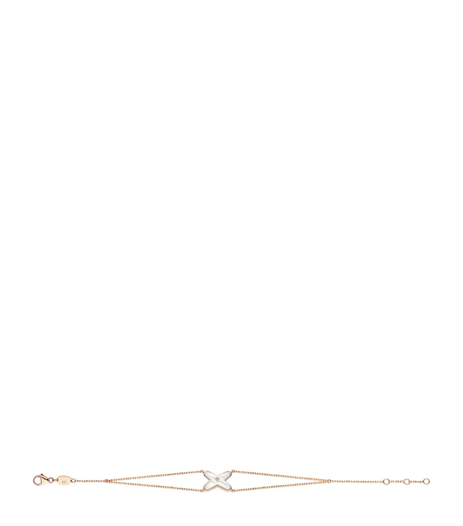 Chaumet Rose Gold, Diamond and Mother-of-Pearl Jeux de Liens Bracelet Pink Gold Image 1