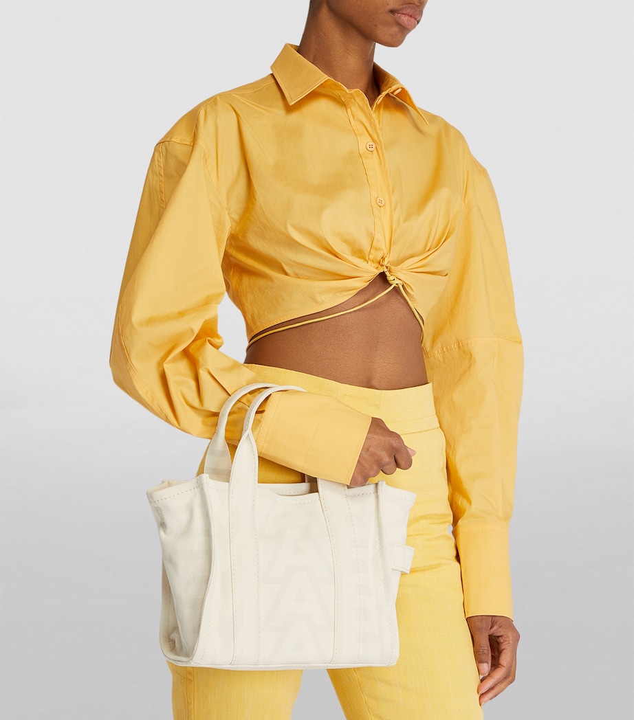 The Marc Jacobs Mini The Monogram Tote Bag 142 EGGSHELL Image 4