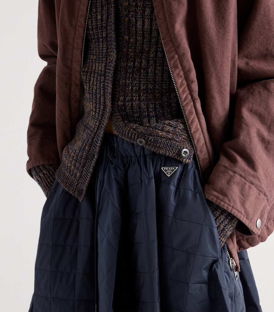 Re-Nylon Midi Circle Skirt F0AIN Image 3