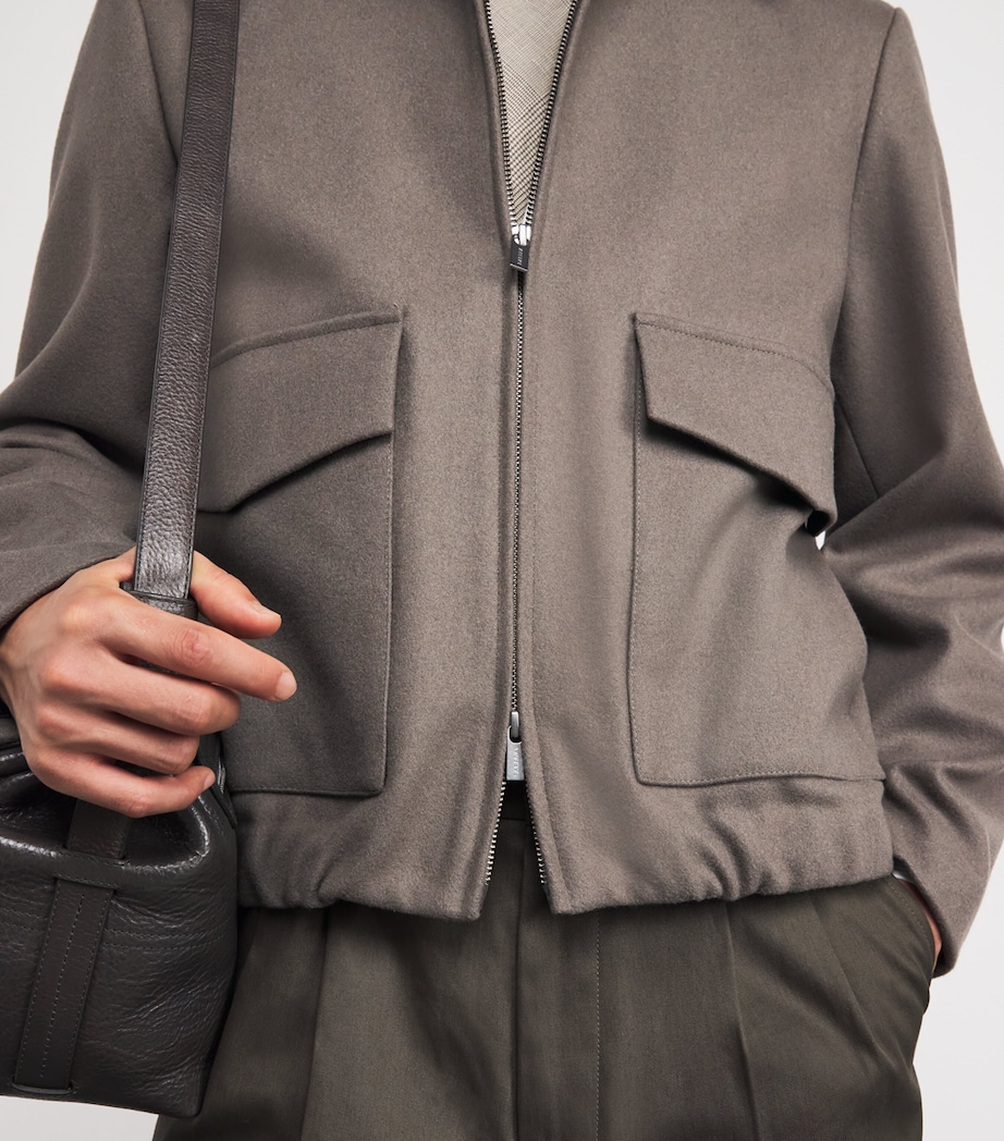 Wool-Blend Army Magan Jacket 260 NOCE Image 6