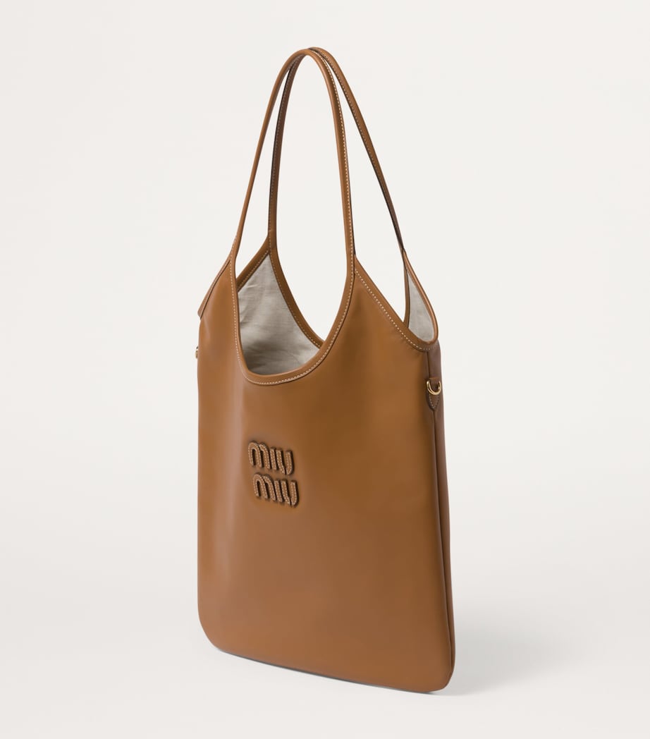 Leather Ivy Tote Bag F0046 Image 7