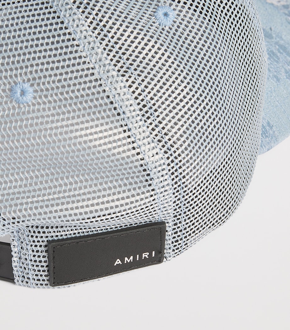 Bandana Repair Trucker Cap ASHLEY BLUE Image 4