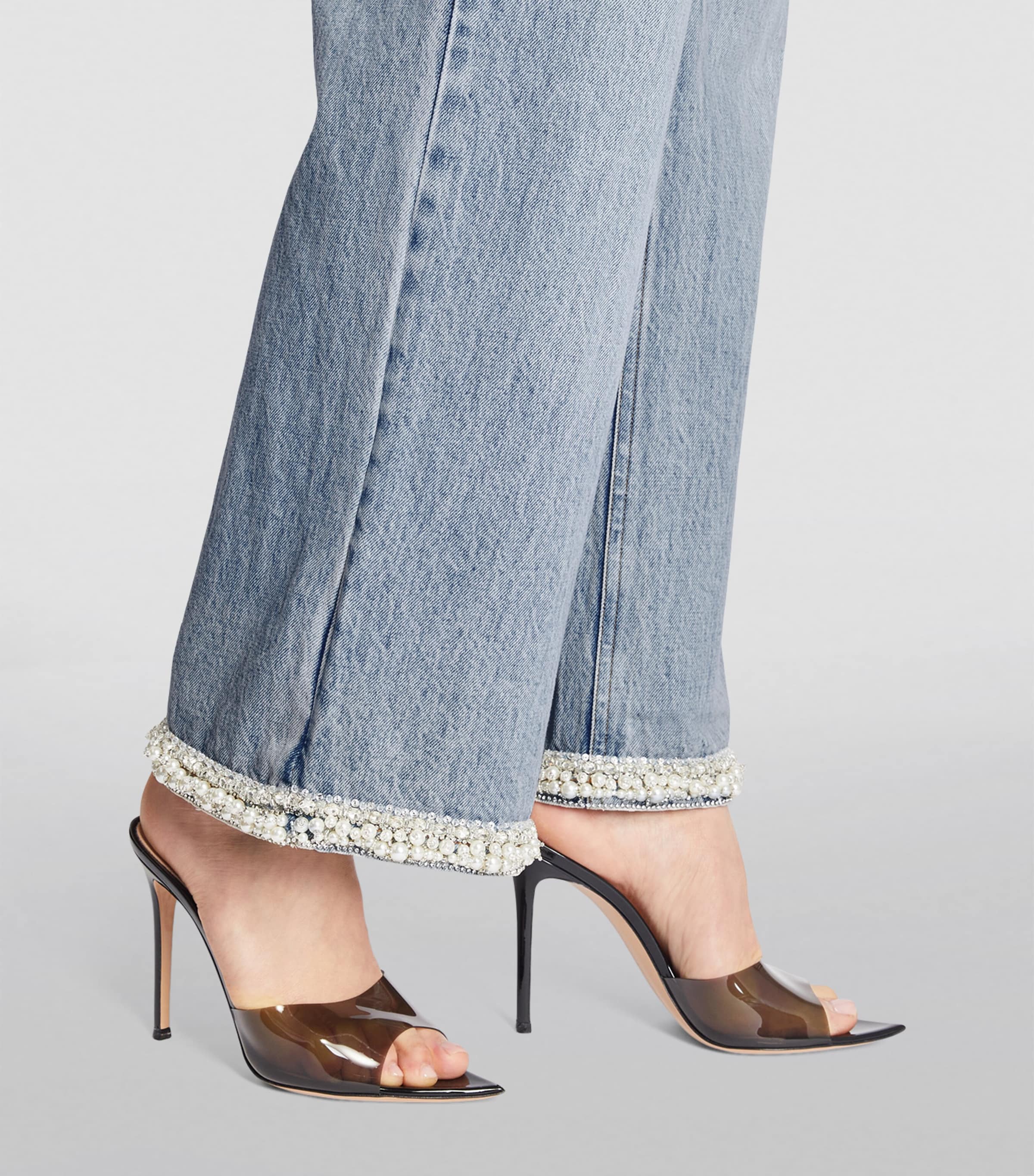 Shoes Jimmy Choo Stacey 85 Mules Stacey Mules Jimmy Choo Beige