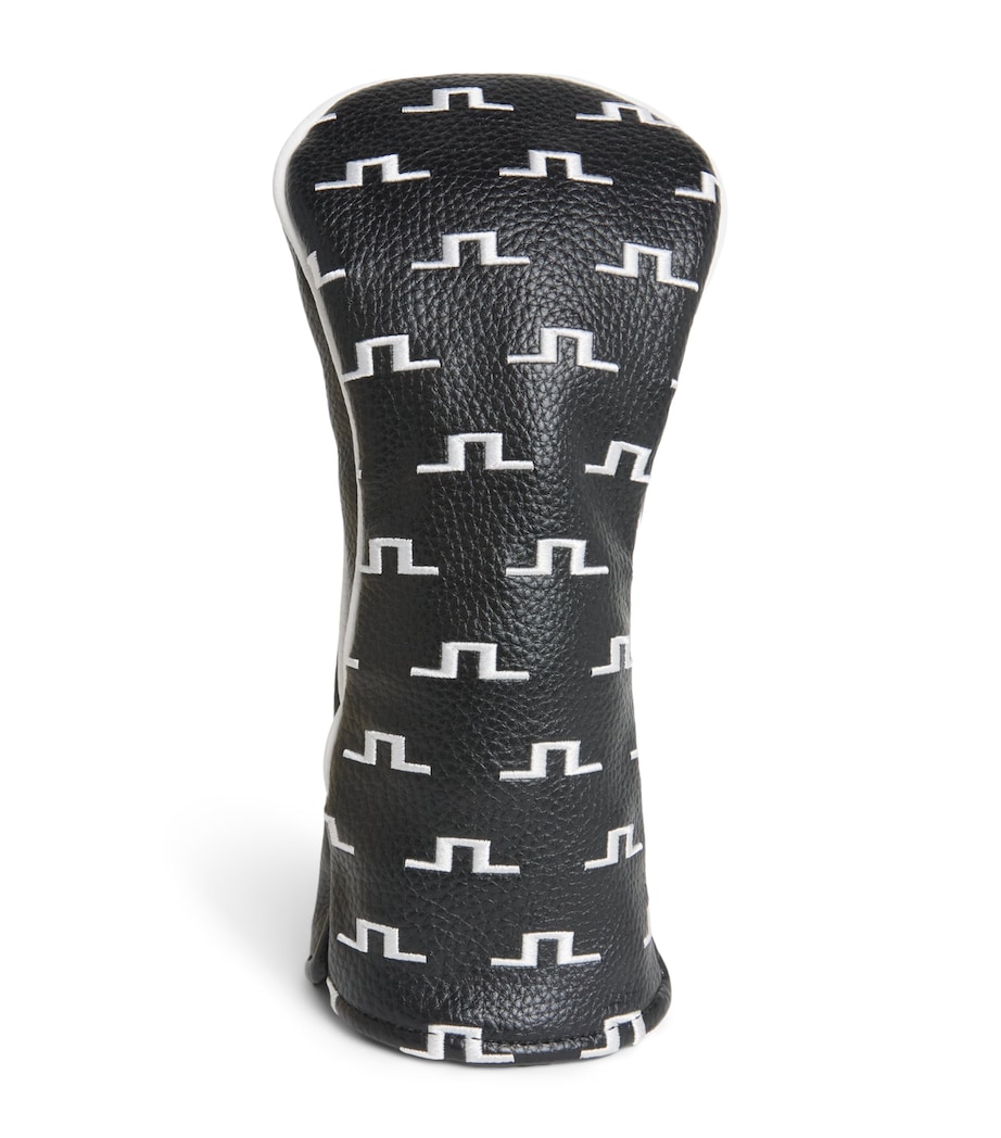 J Lindeberg Mens Faux Leather JL Hybrid Headcover Black Image 1