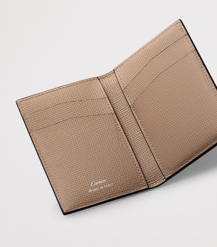 Cartier Leather Cartier Losange Card Holder Beige Image 4