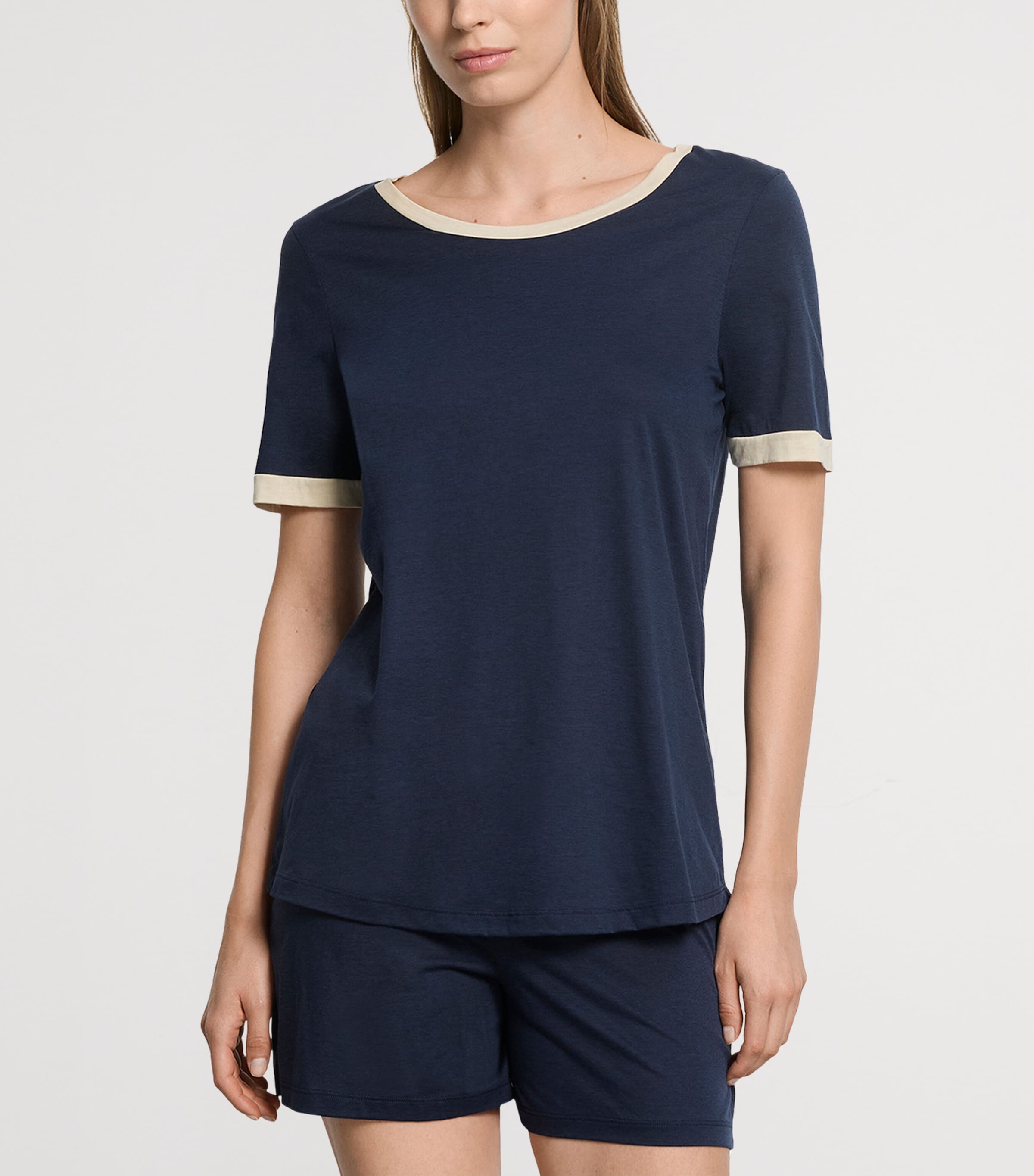 Cotton-Blend Laura Pyjamas DEEP NAVY Image 2