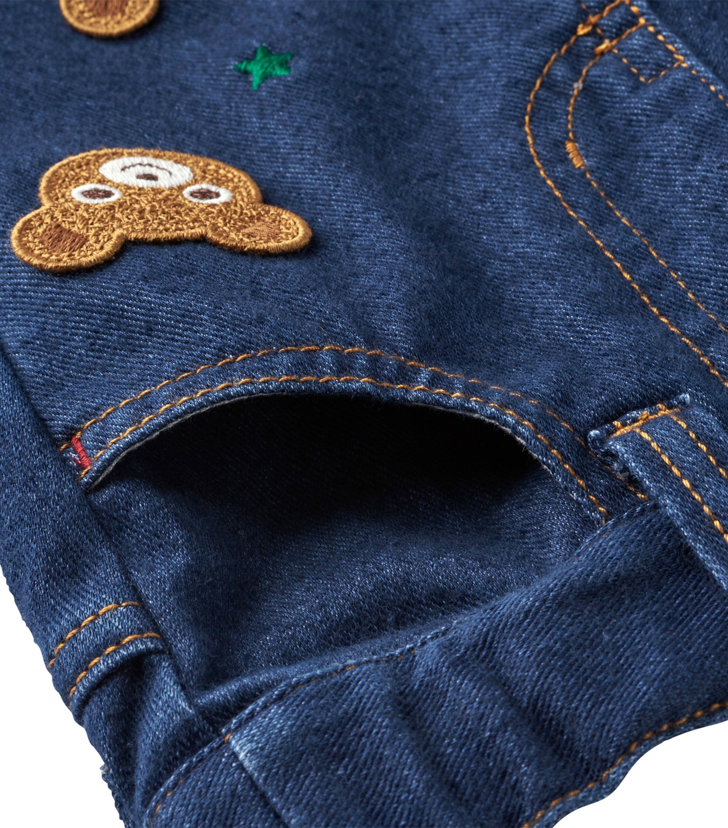 Embroidered Bear Jeans (2-7 Years) 33 Image 3