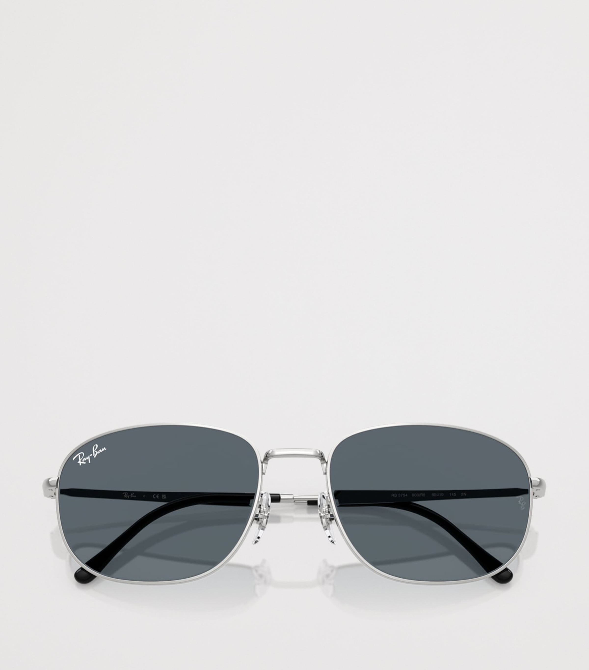 Ray-Ban RB3754 Pillow Sunglasses Silver Image 5