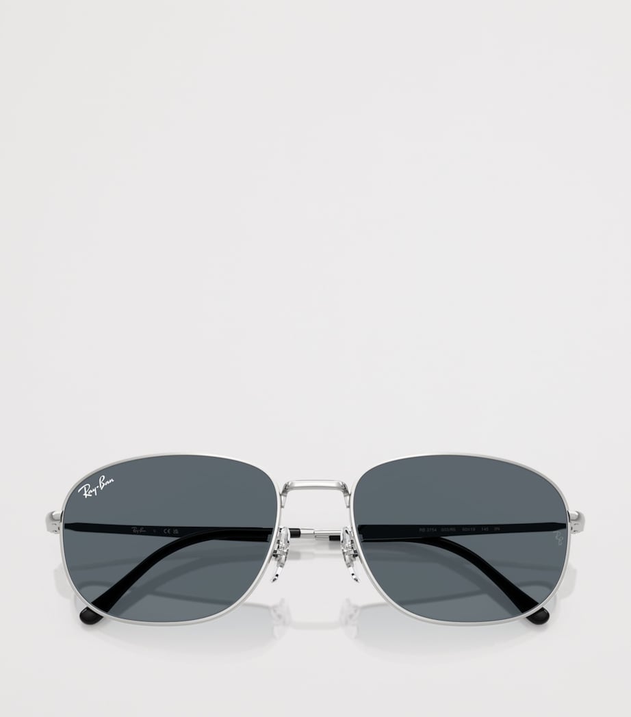 Ray-Ban RB3754 Pillow Sunglasses Silver Image 5