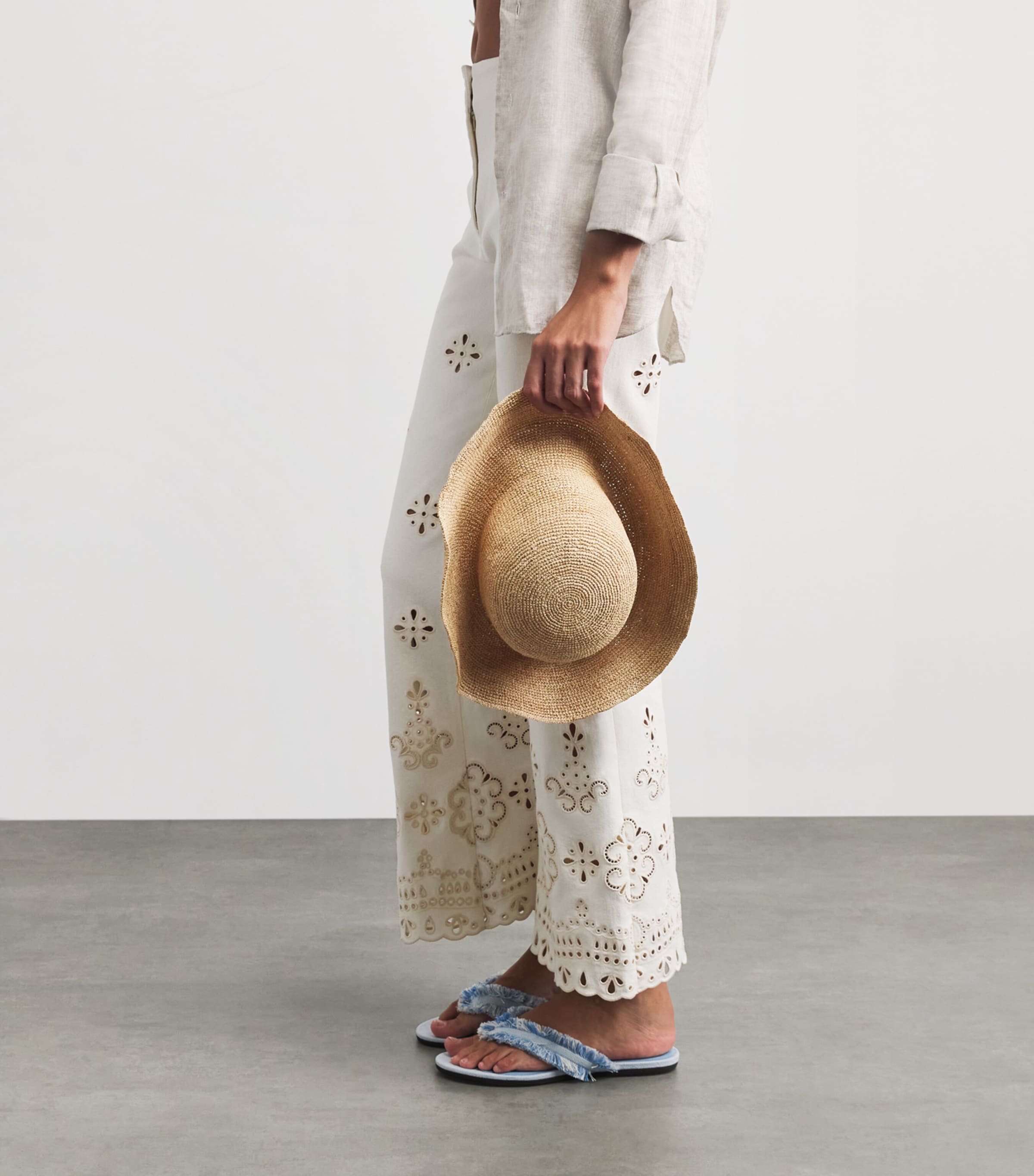 Lack Of Color Raffia Inca Sunhat Straw Natural Image 4