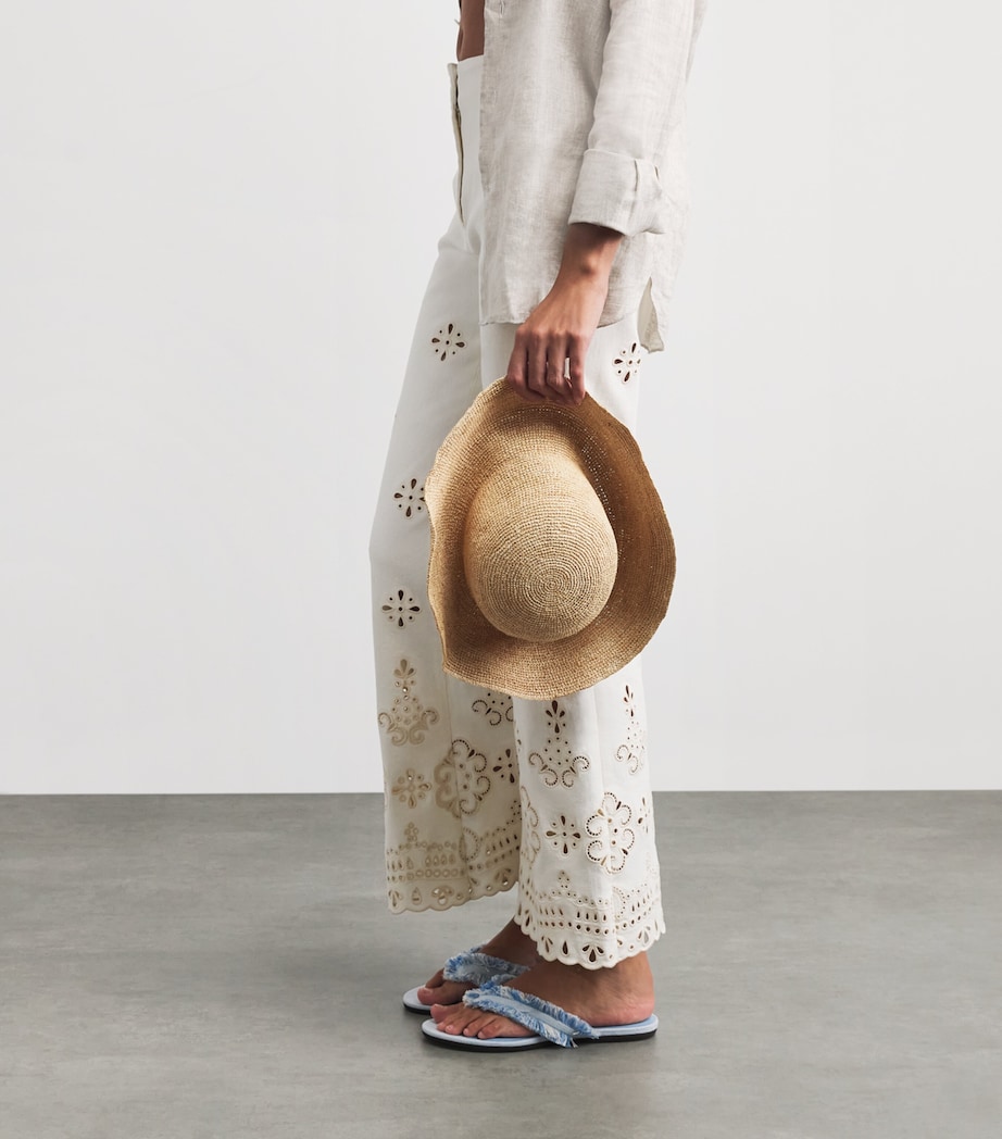 Lack Of Color Raffia Inca Sunhat Straw Natural Image 4