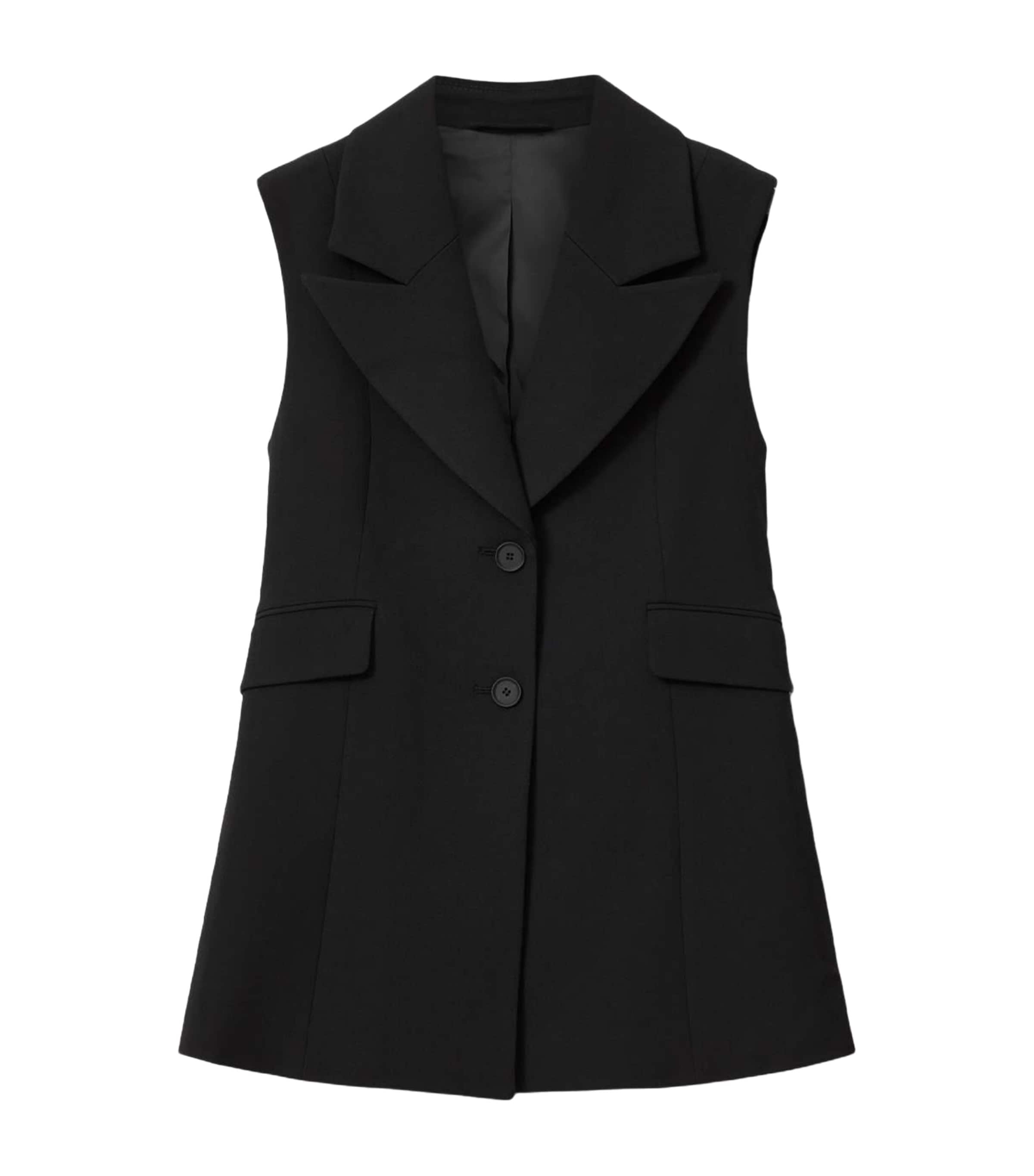 AllSaints Womens Astra Tailored Waistcoat Black Image 1