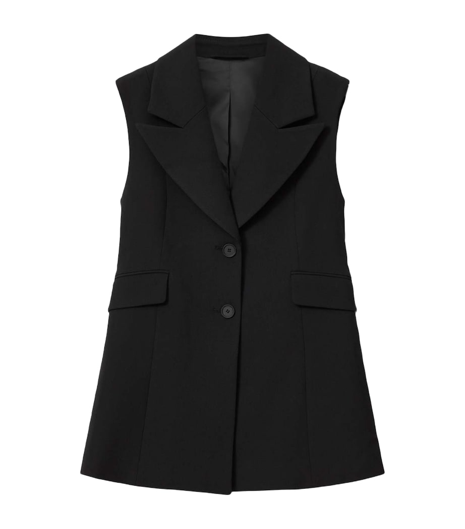 AllSaints Womens Astra Tailored Waistcoat Black Image 1